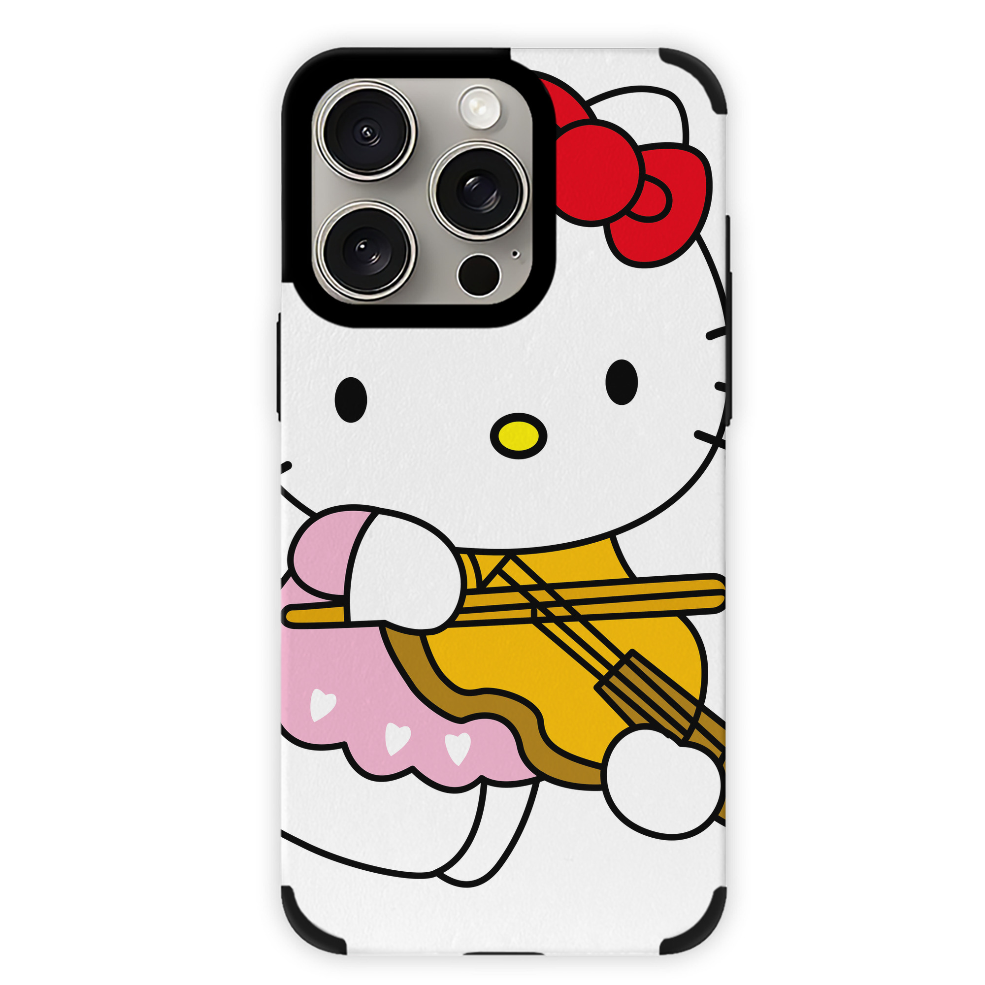 （画像用） Hello Kitty ハローキティ 【iPhone15ProMax対応】 PUレザー スマホケース 耐衝撃＆黄変防止