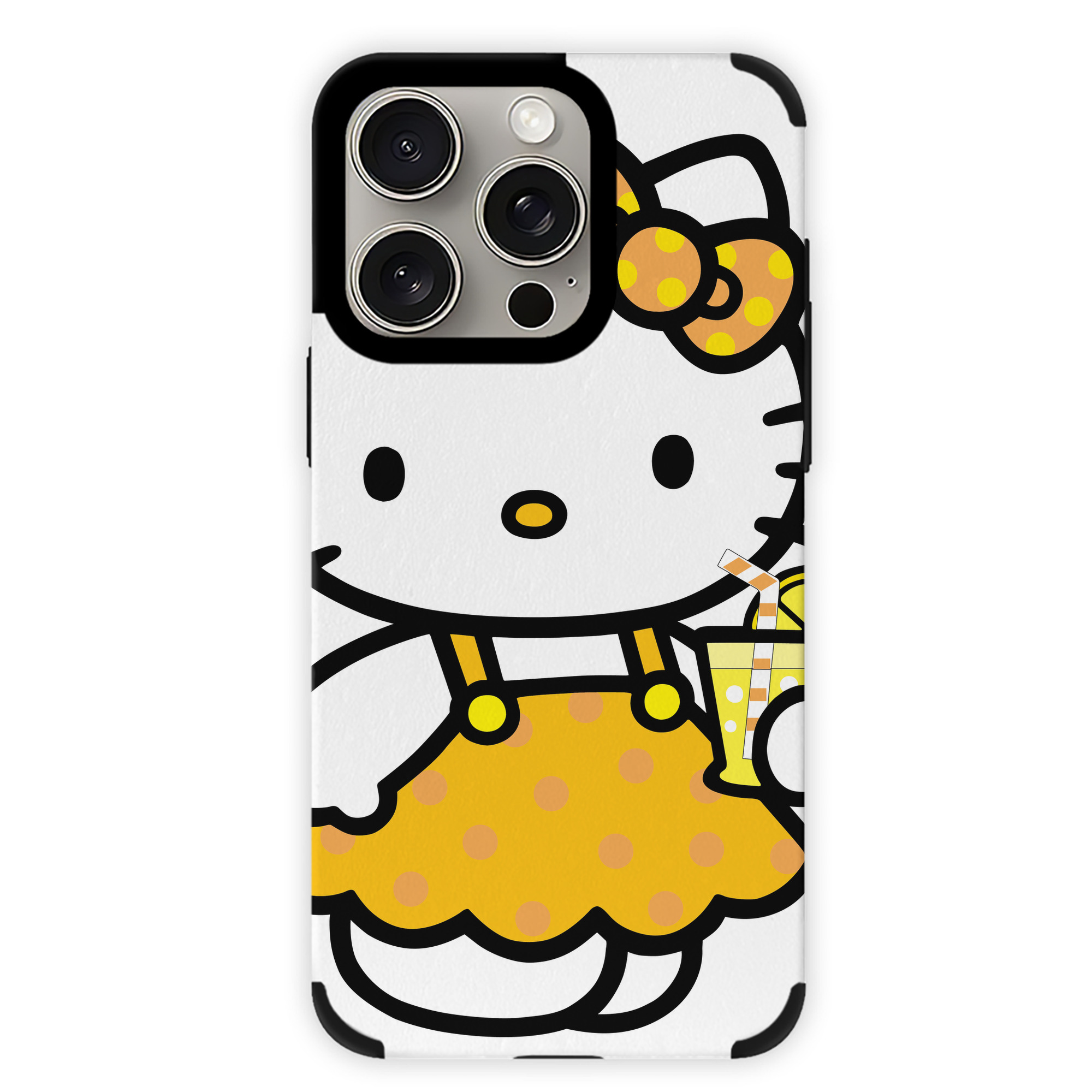（画像用） Hello Kitty ハローキティ 【iPhone15ProMax対応】 PUレザー スマホケース 耐衝撃＆黄変防止