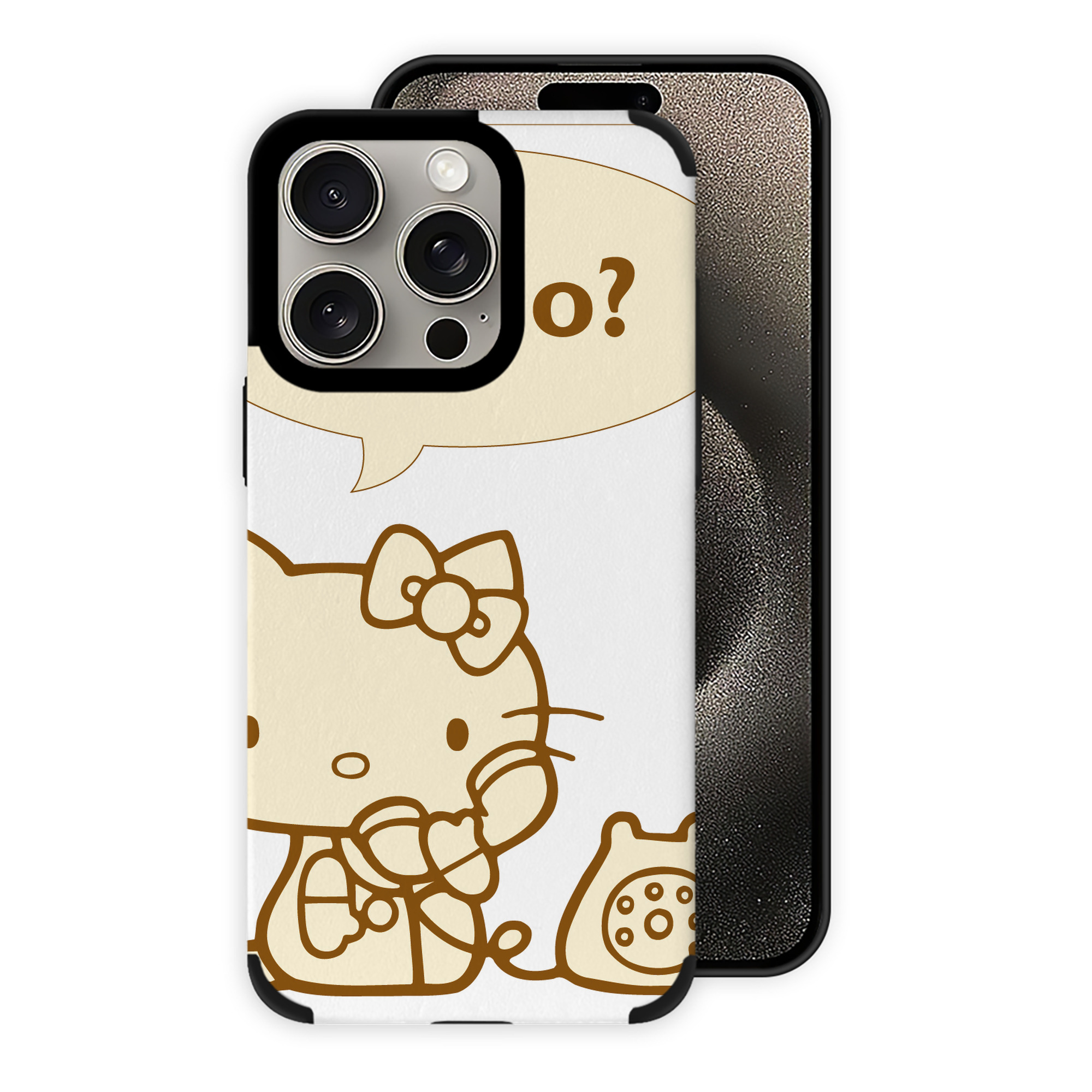 （画像用） Hello Kitty ハローキティ 【iPhone15ProMax対応】 PUレザー スマホケース 耐衝撃＆黄変防止