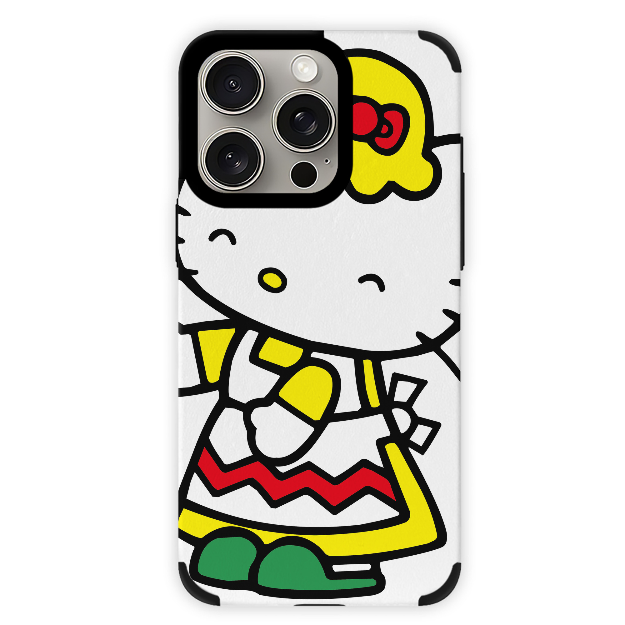 （画像用） Hello Kitty ハローキティ 【iPhone15ProMax対応】 PUレザー スマホケース 耐衝撃＆黄変防止