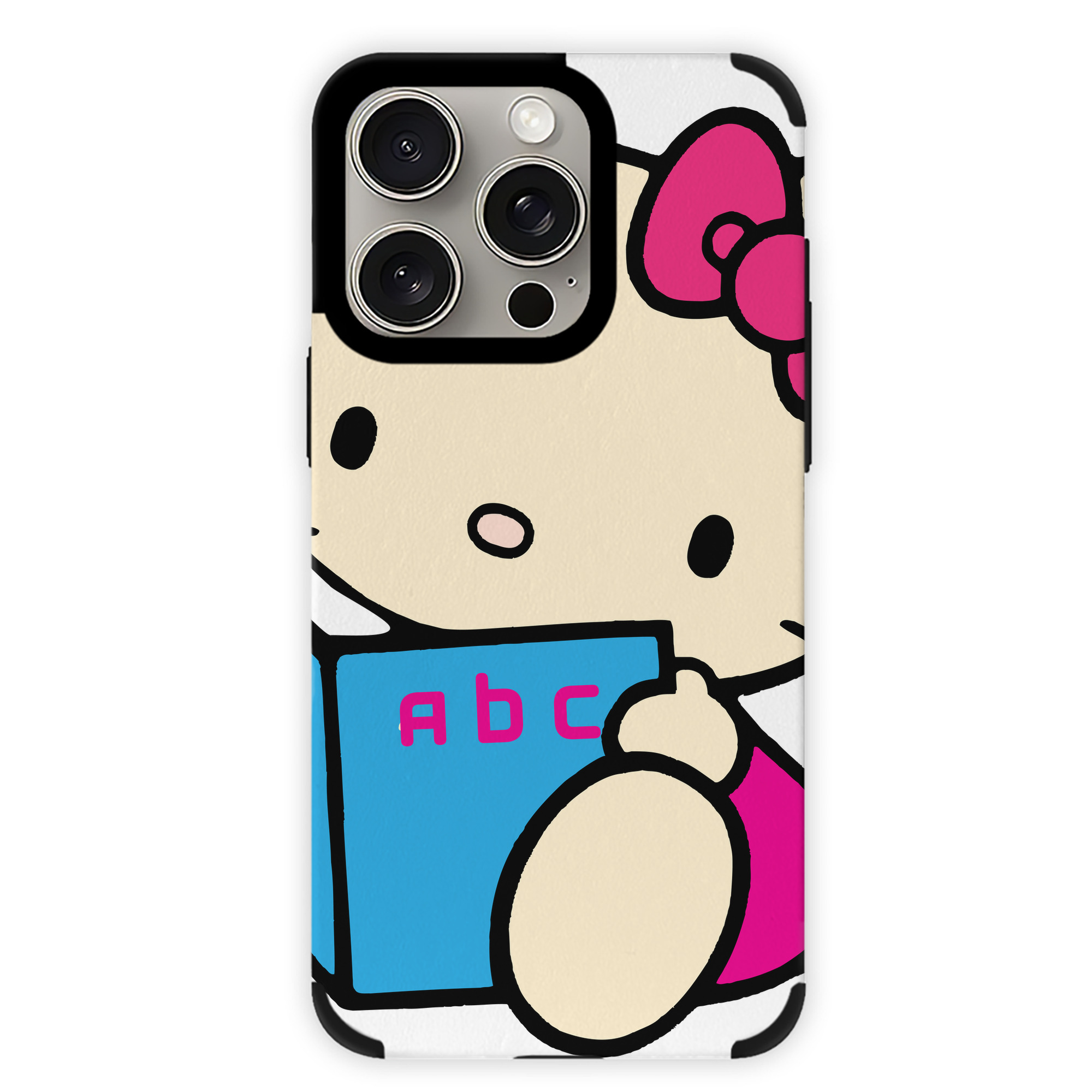 （画像用） Hello Kitty ハローキティ 【iPhone15ProMax対応】 PUレザー スマホケース 耐衝撃＆黄変防止