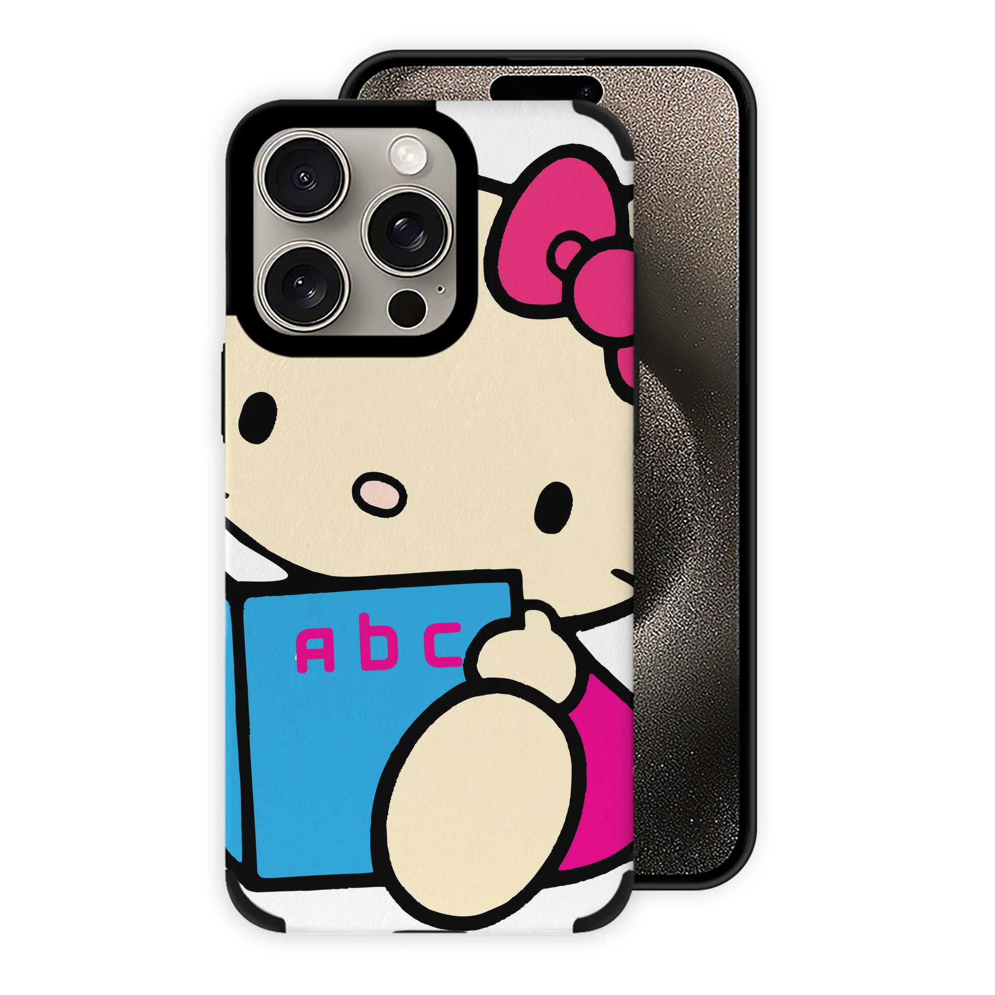 （画像用） Hello Kitty ハローキティ 【iPhone15ProMax対応】 PUレザー スマホケース 耐衝撃＆黄変防止