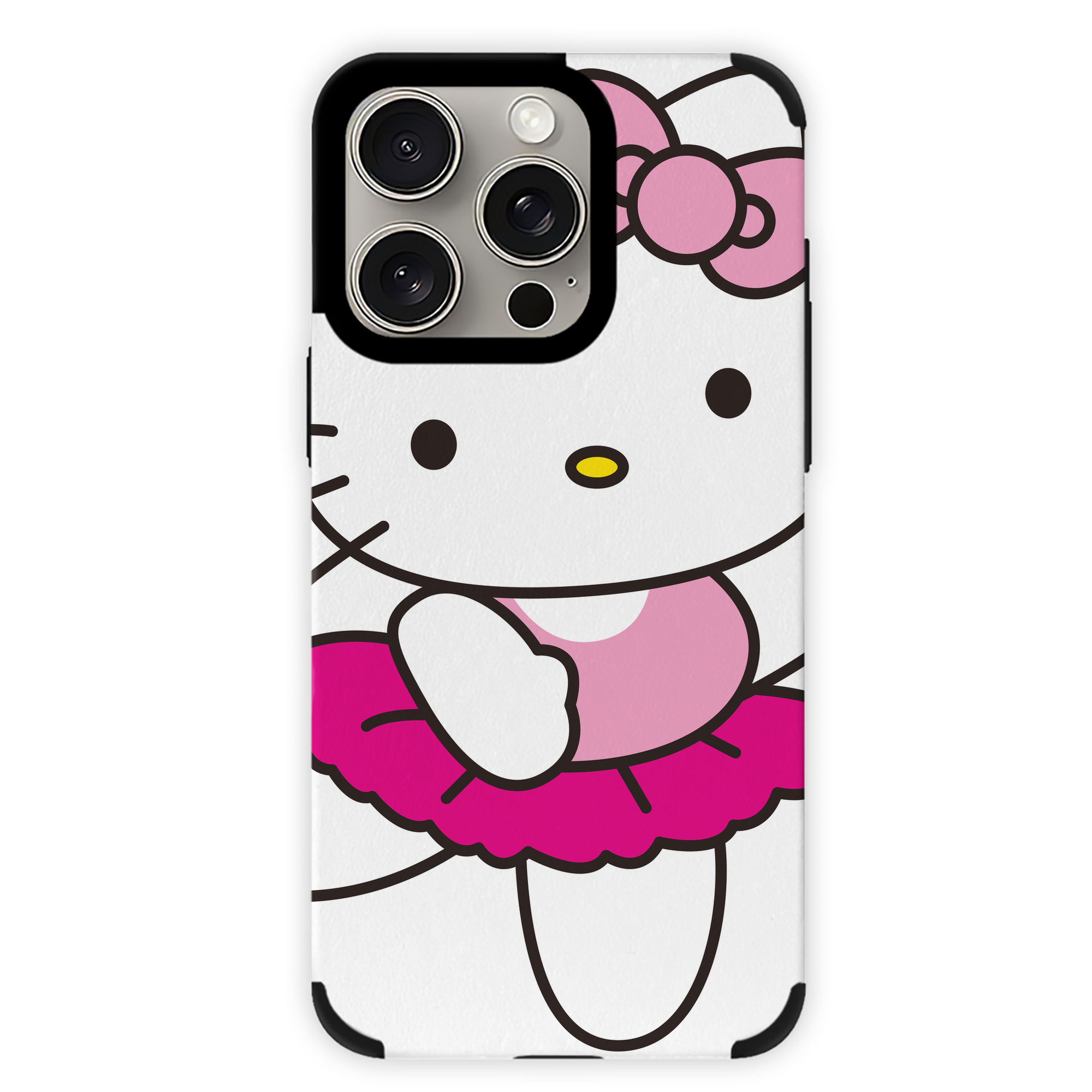 （画像用） Hello Kitty ハローキティ 【iPhone15ProMax対応】 PUレザー スマホケース 耐衝撃＆黄変防止