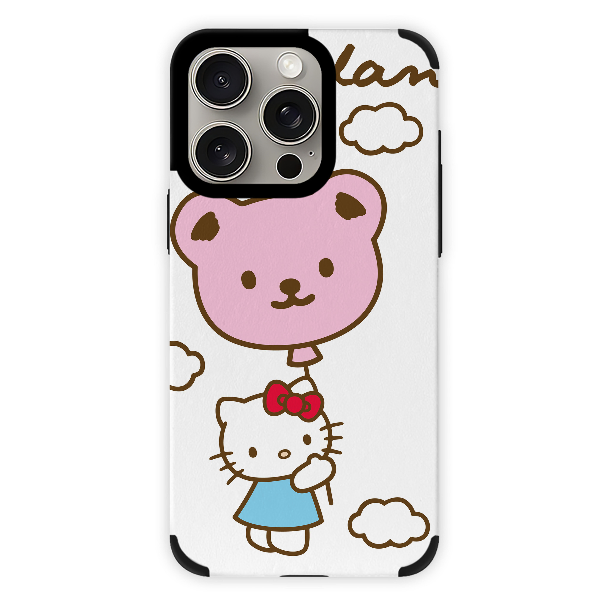 （画像用） Hello Kitty ハローキティ 【iPhone15ProMax対応】 PUレザー スマホケース 耐衝撃＆黄変防止