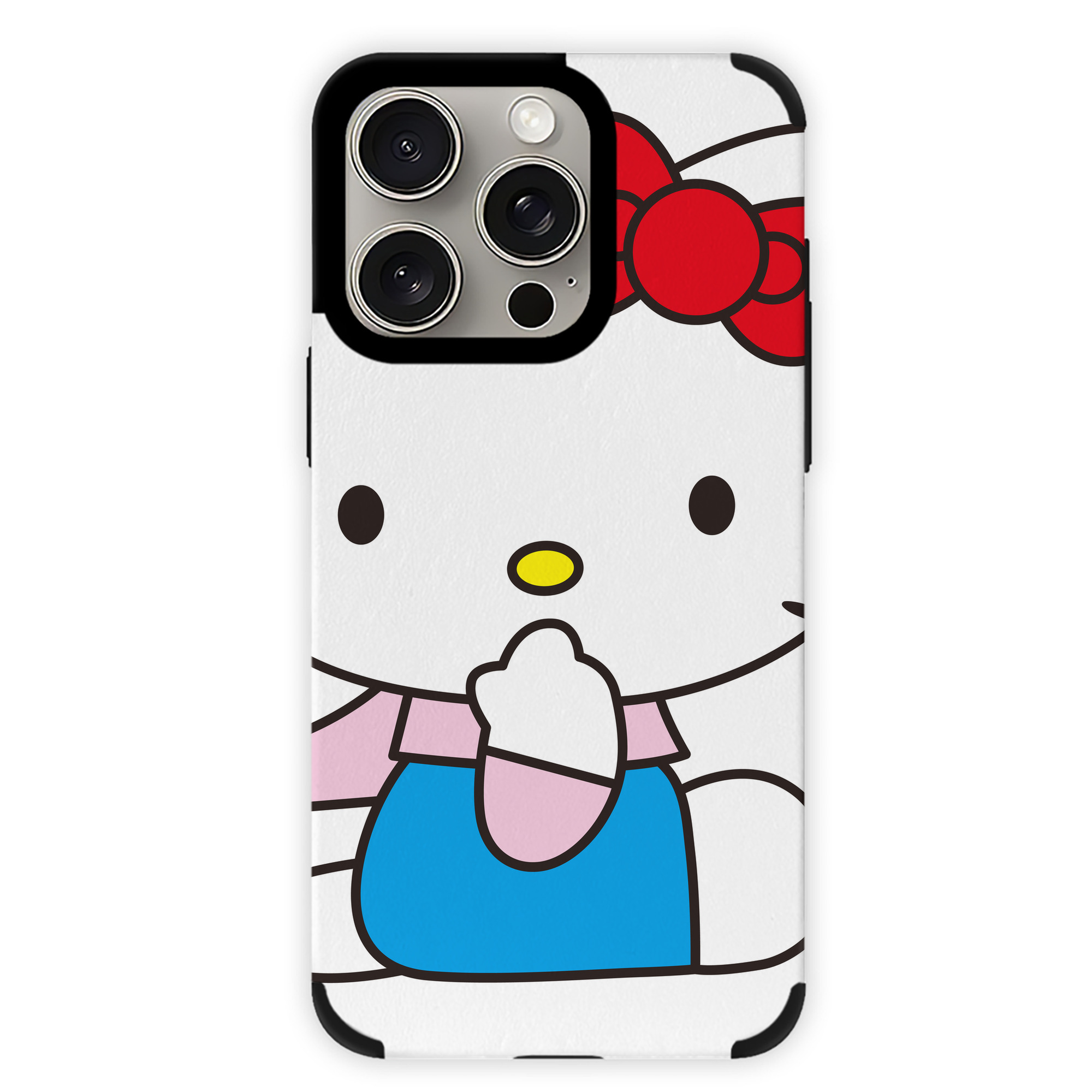 （画像用） Hello Kitty ハローキティ 【iPhone15ProMax対応】 PUレザー スマホケース 耐衝撃＆黄変防止