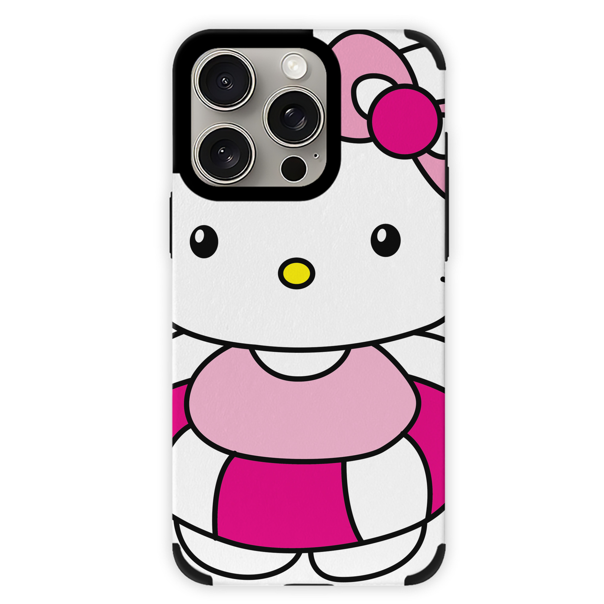 （画像用） Hello Kitty ハローキティ 【iPhone15ProMax対応】 PUレザー スマホケース 耐衝撃＆黄変防止