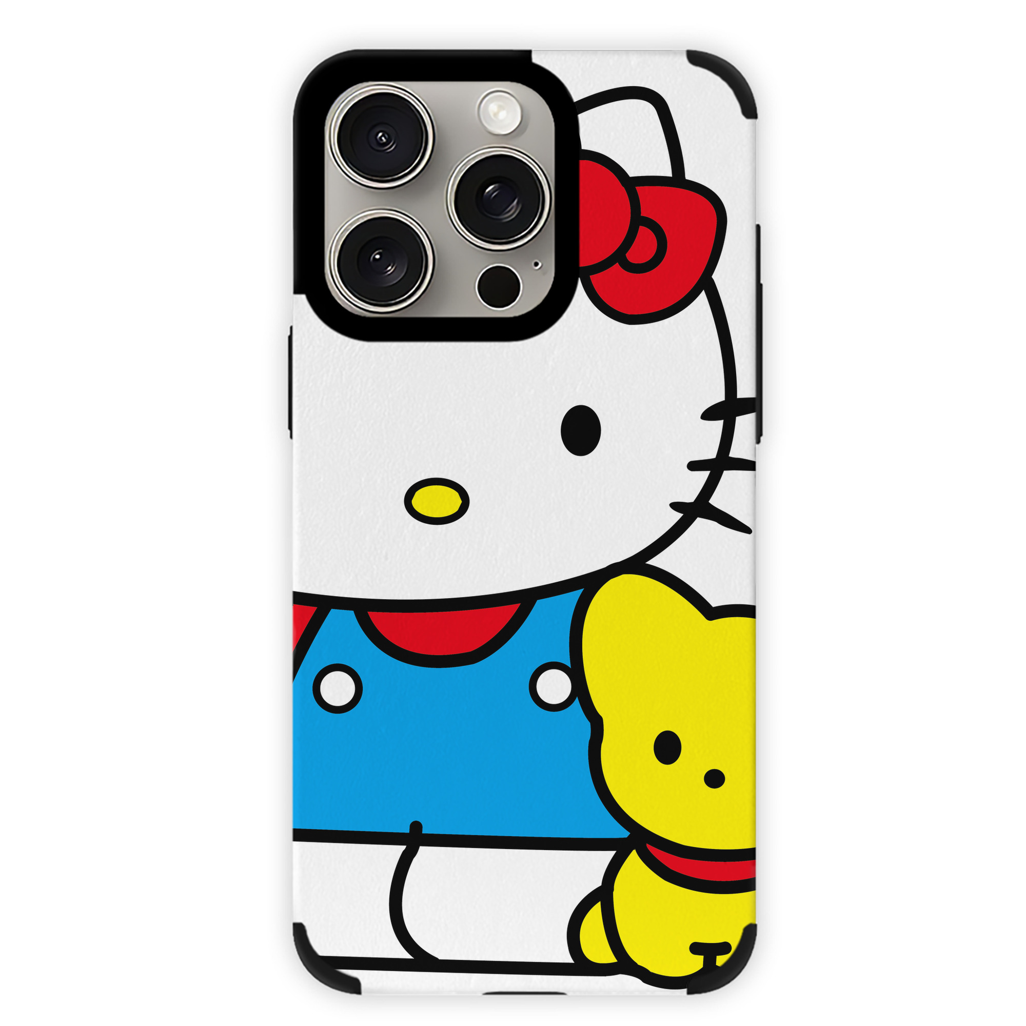（画像用） Hello Kitty ハローキティ 【iPhone15ProMax対応】 PUレザー スマホケース 耐衝撃＆黄変防止