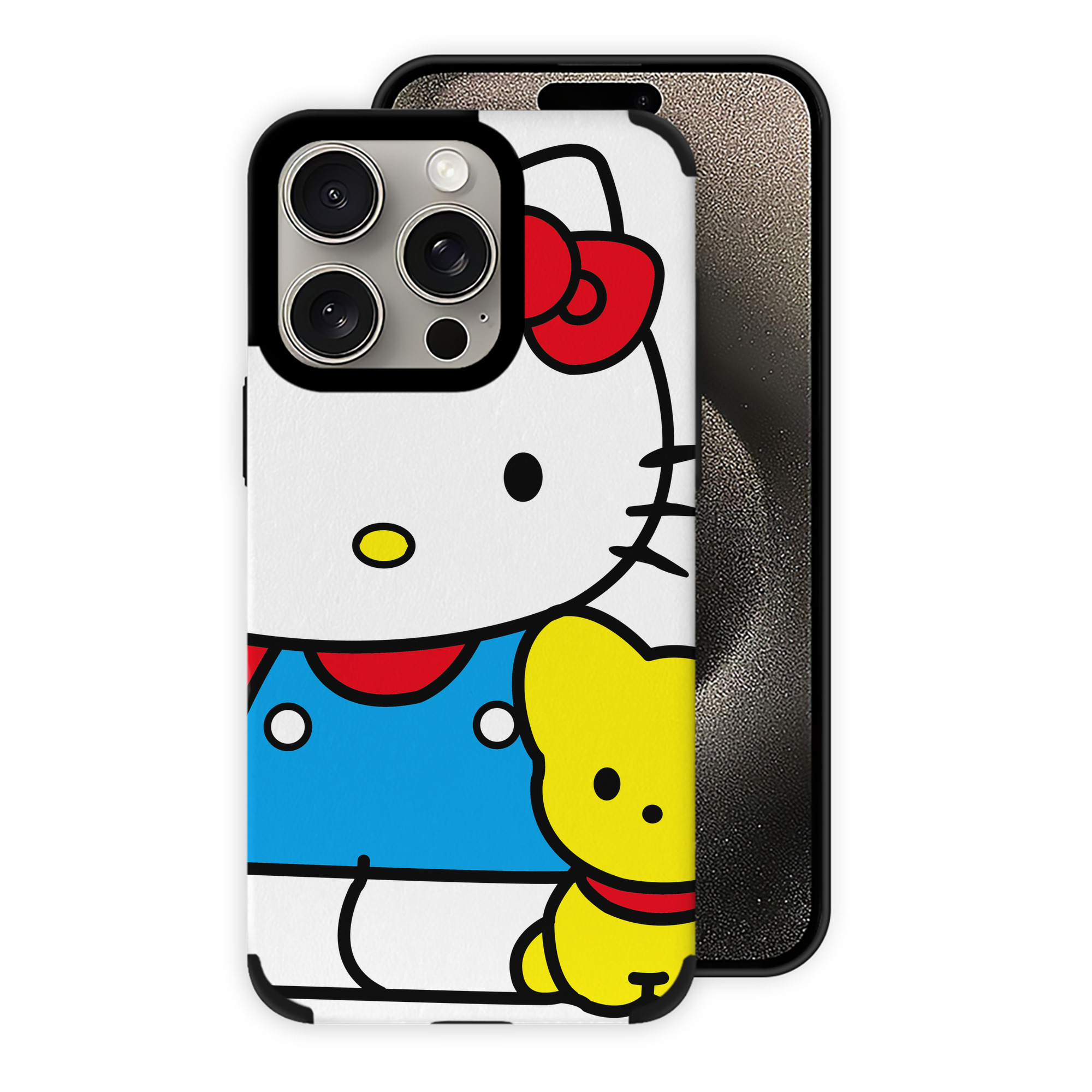 （画像用） Hello Kitty ハローキティ 【iPhone15ProMax対応】 PUレザー スマホケース 耐衝撃＆黄変防止