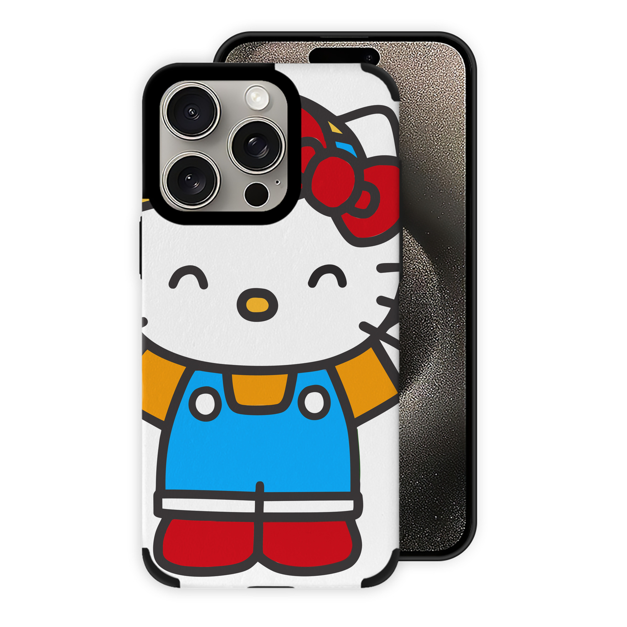 （画像用） Hello Kitty ハローキティ 【iPhone15ProMax対応】 PUレザー スマホケース 耐衝撃＆黄変防止