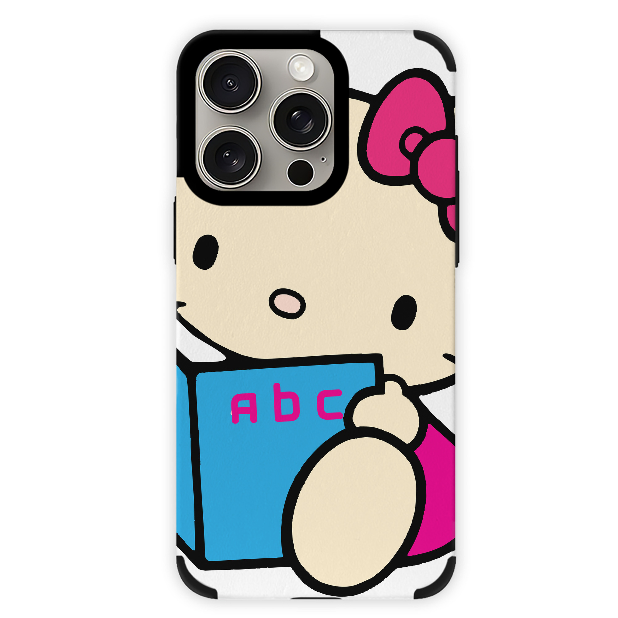 （画像用） Hello Kitty ハローキティ 【iPhone15ProMax対応】 PUレザー スマホケース 耐衝撃＆黄変防止