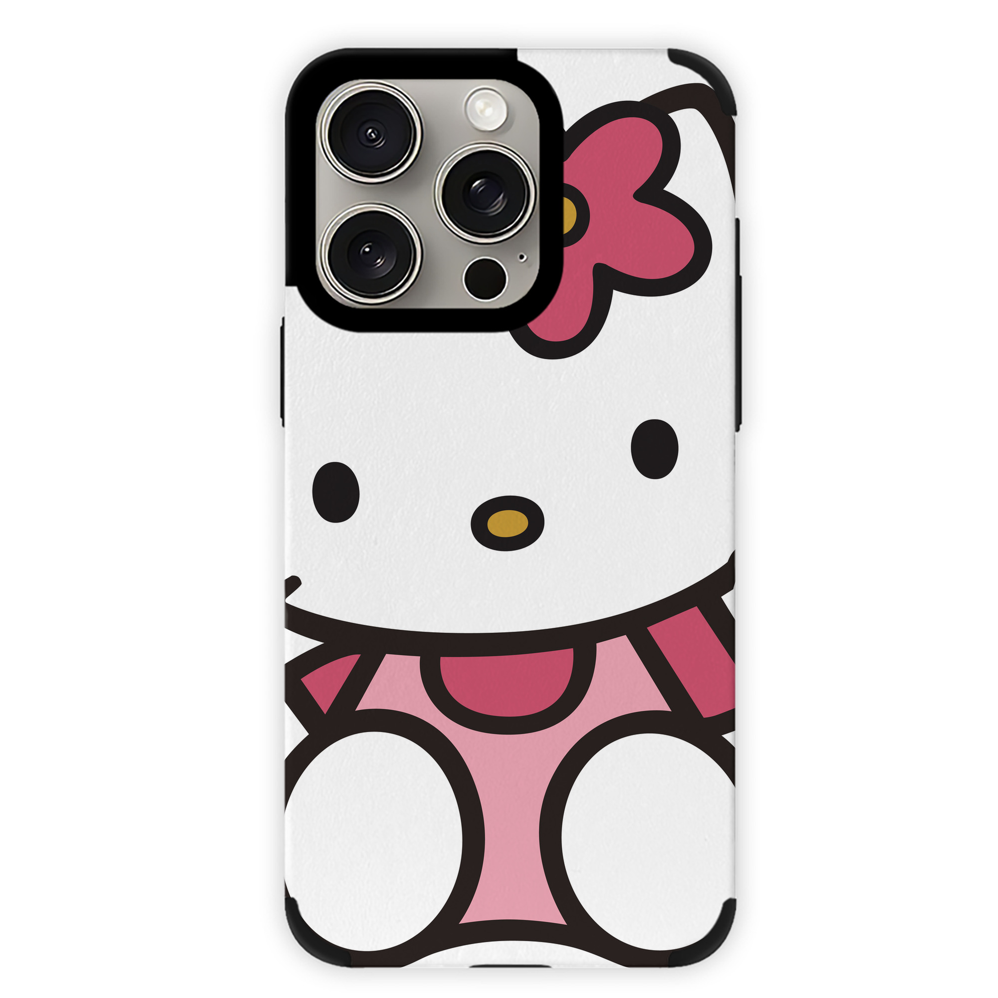 （画像用） Hello Kitty ハローキティ 【iPhone15ProMax対応】 PUレザー スマホケース 耐衝撃＆黄変防止