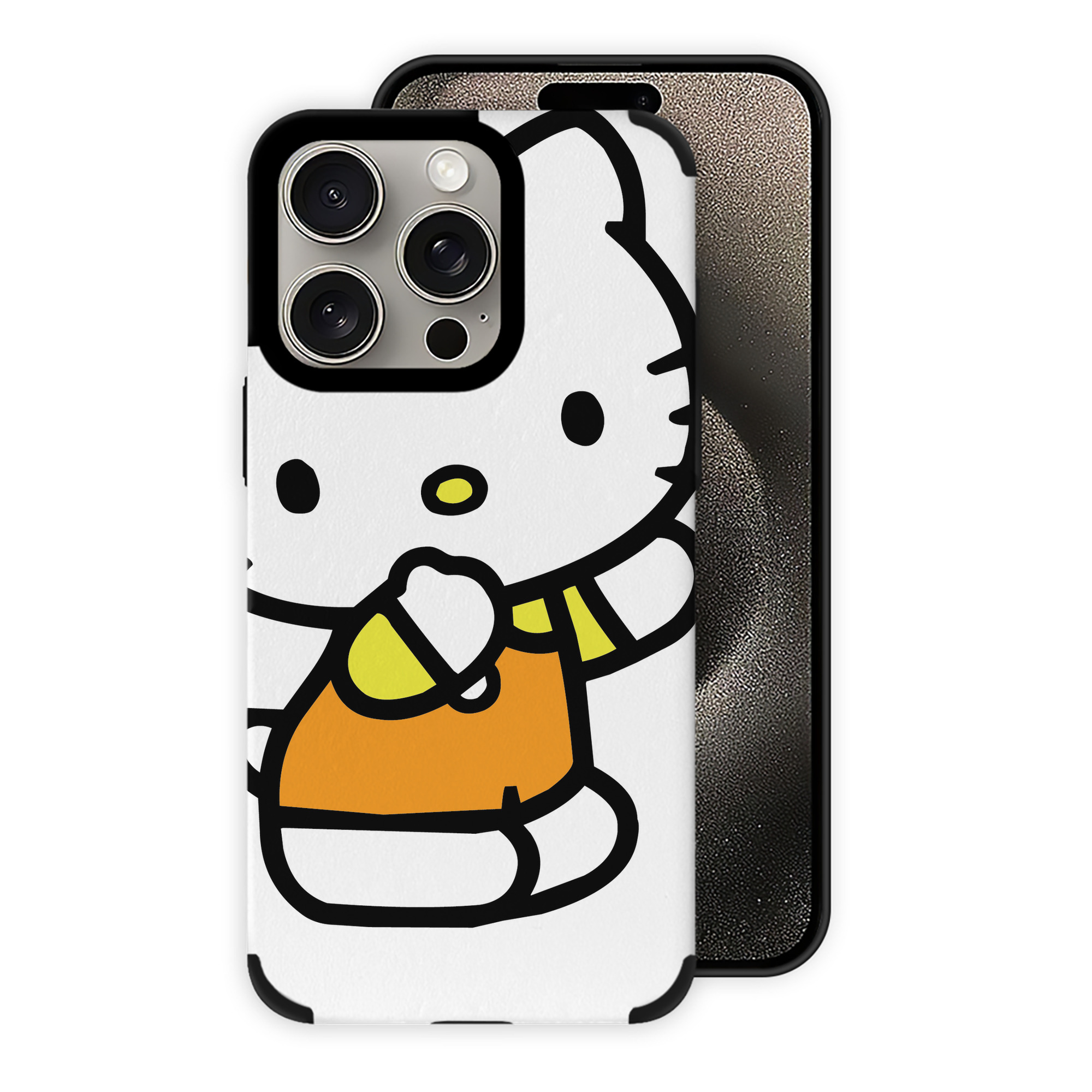 （画像用） Hello Kitty ハローキティ 【iPhone15ProMax対応】 PUレザー スマホケース 耐衝撃＆黄変防止