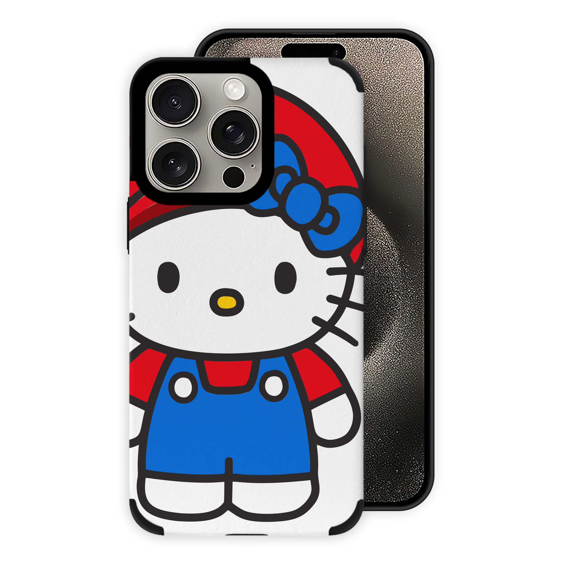 （画像用） Hello Kitty ハローキティ 【iPhone15ProMax対応】 PUレザー スマホケース 耐衝撃＆黄変防止