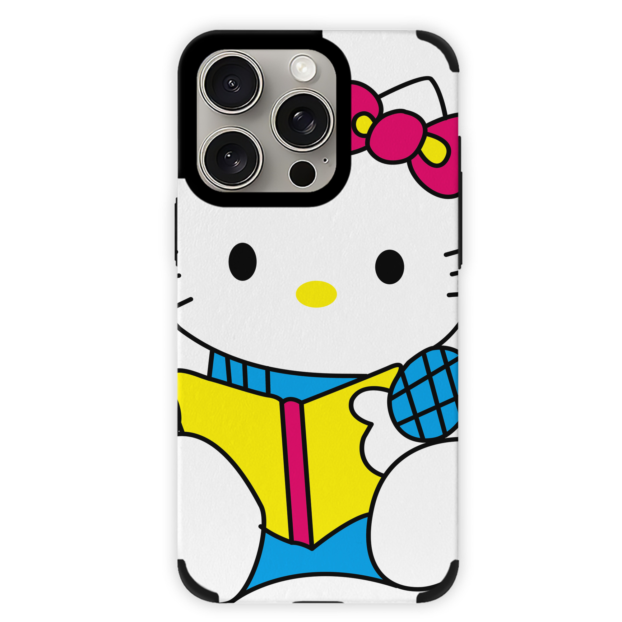 （画像用） Hello Kitty ハローキティ 【iPhone15ProMax対応】 PUレザー スマホケース 耐衝撃＆黄変防止