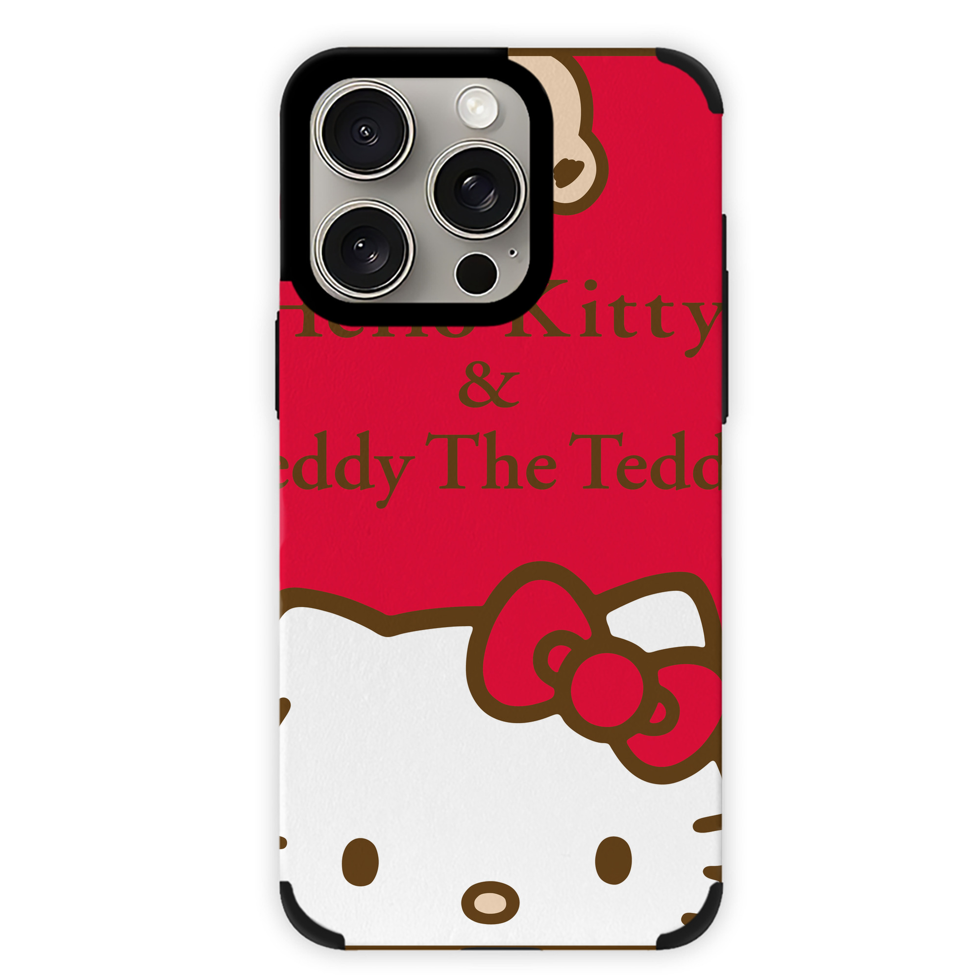 （画像用） Hello Kitty ハローキティ 【iPhone15ProMax対応】 PUレザー スマホケース 耐衝撃＆黄変防止