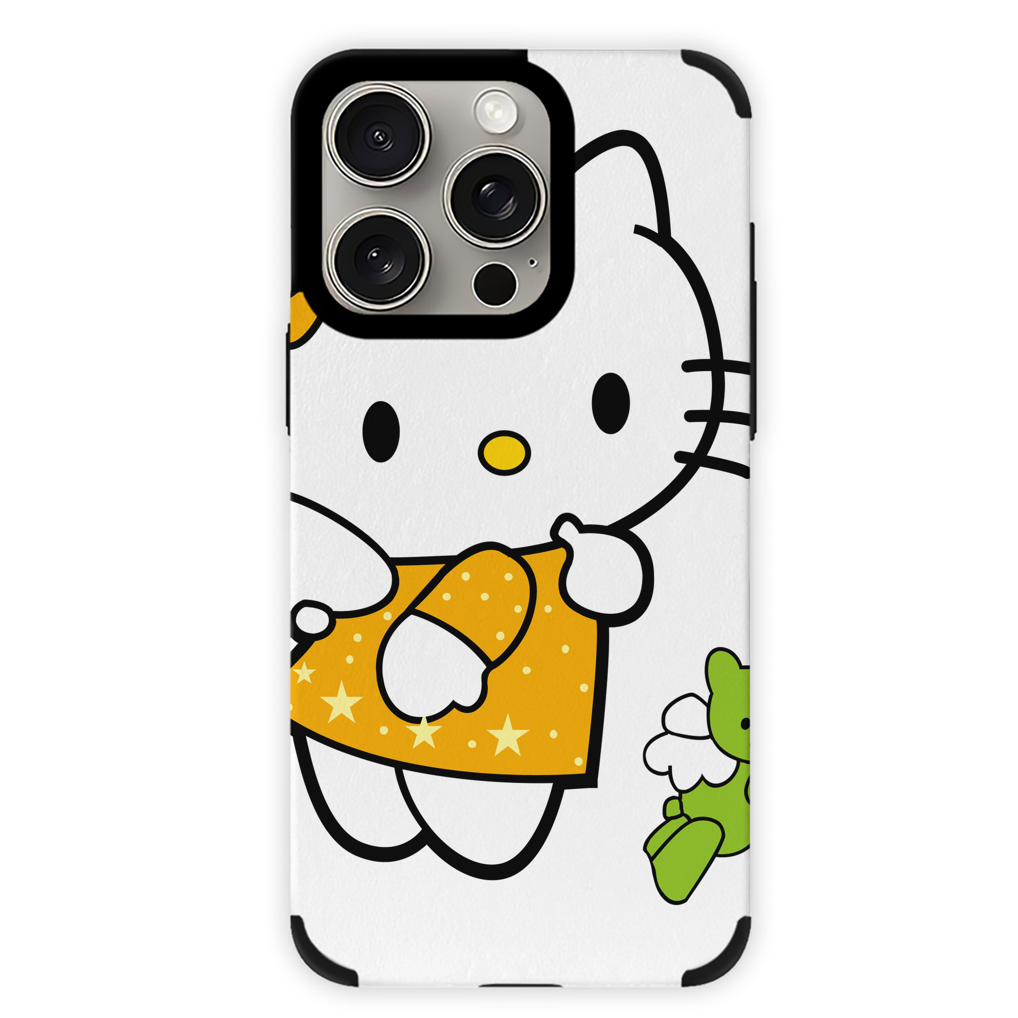 （画像用） Hello Kitty ハローキティ 【iPhone15ProMax対応】 PUレザー スマホケース 耐衝撃＆黄変防止