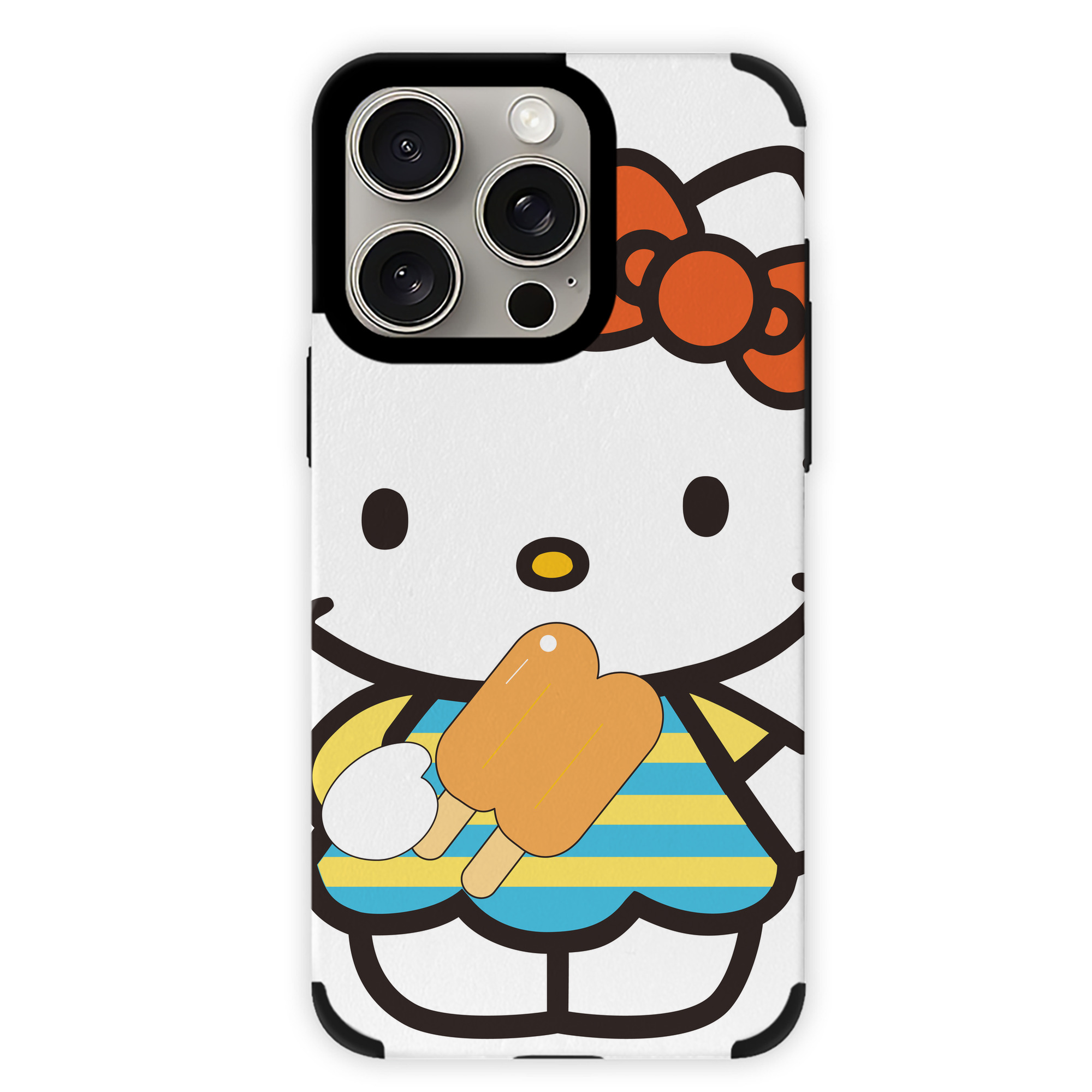 （画像用） Hello Kitty ハローキティ 【iPhone15ProMax対応】 PUレザー スマホケース 耐衝撃＆黄変防止