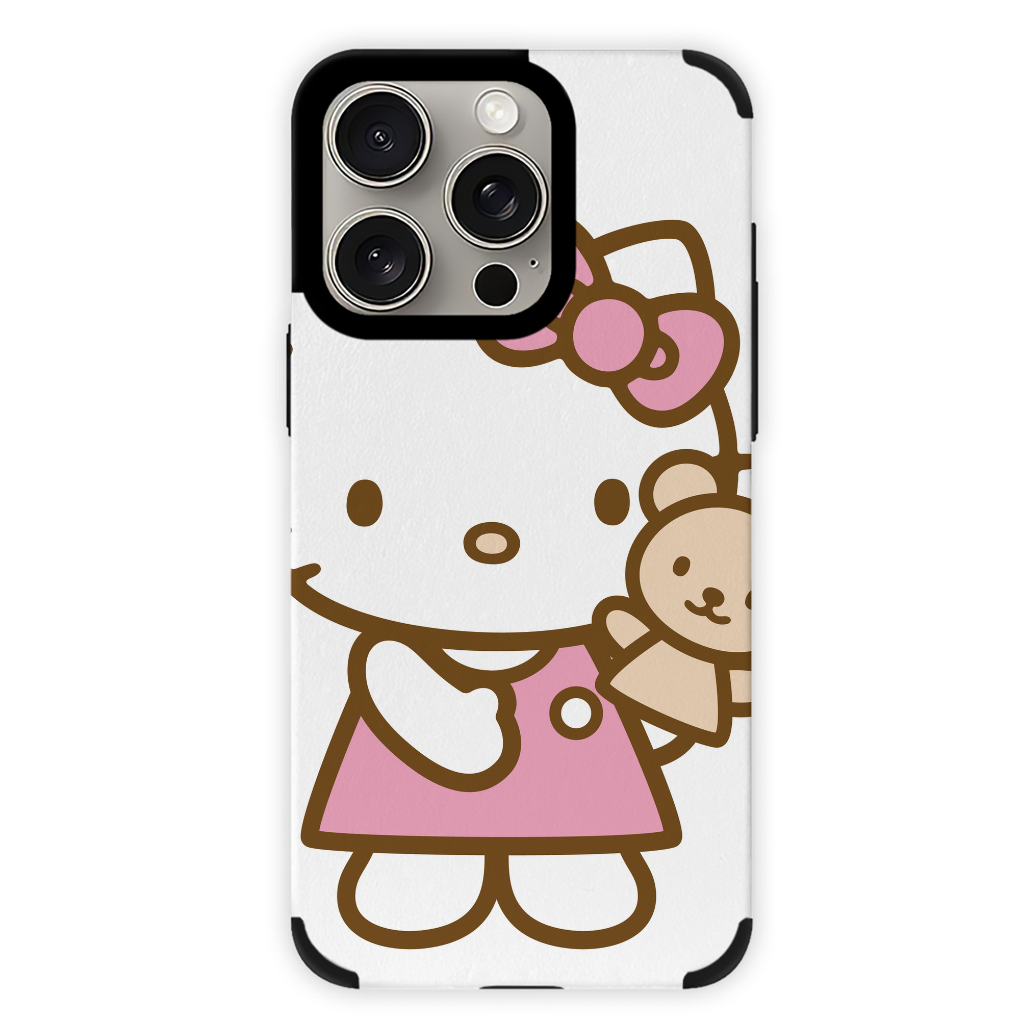 （画像用） Hello Kitty ハローキティ 【iPhone15ProMax対応】 PUレザー スマホケース 耐衝撃＆黄変防止