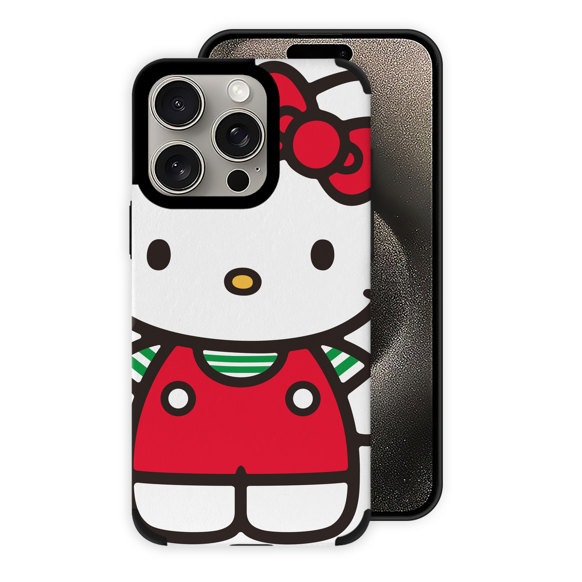 （画像用） Hello Kitty ハローキティ 【iPhone15ProMax対応】 PUレザー スマホケース 耐衝撃＆黄変防止
