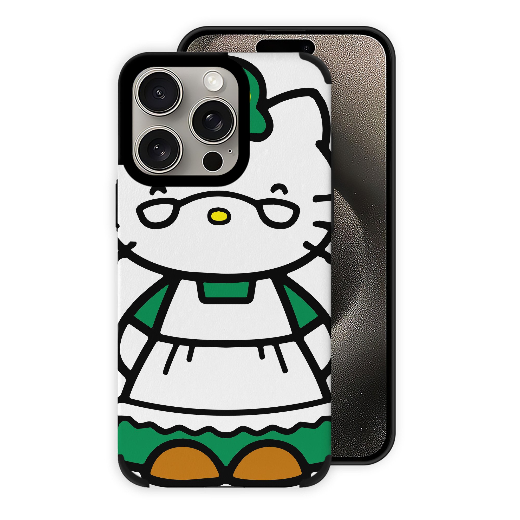 （画像用） Hello Kitty ハローキティ 【iPhone15ProMax対応】 PUレザー スマホケース 耐衝撃＆黄変防止