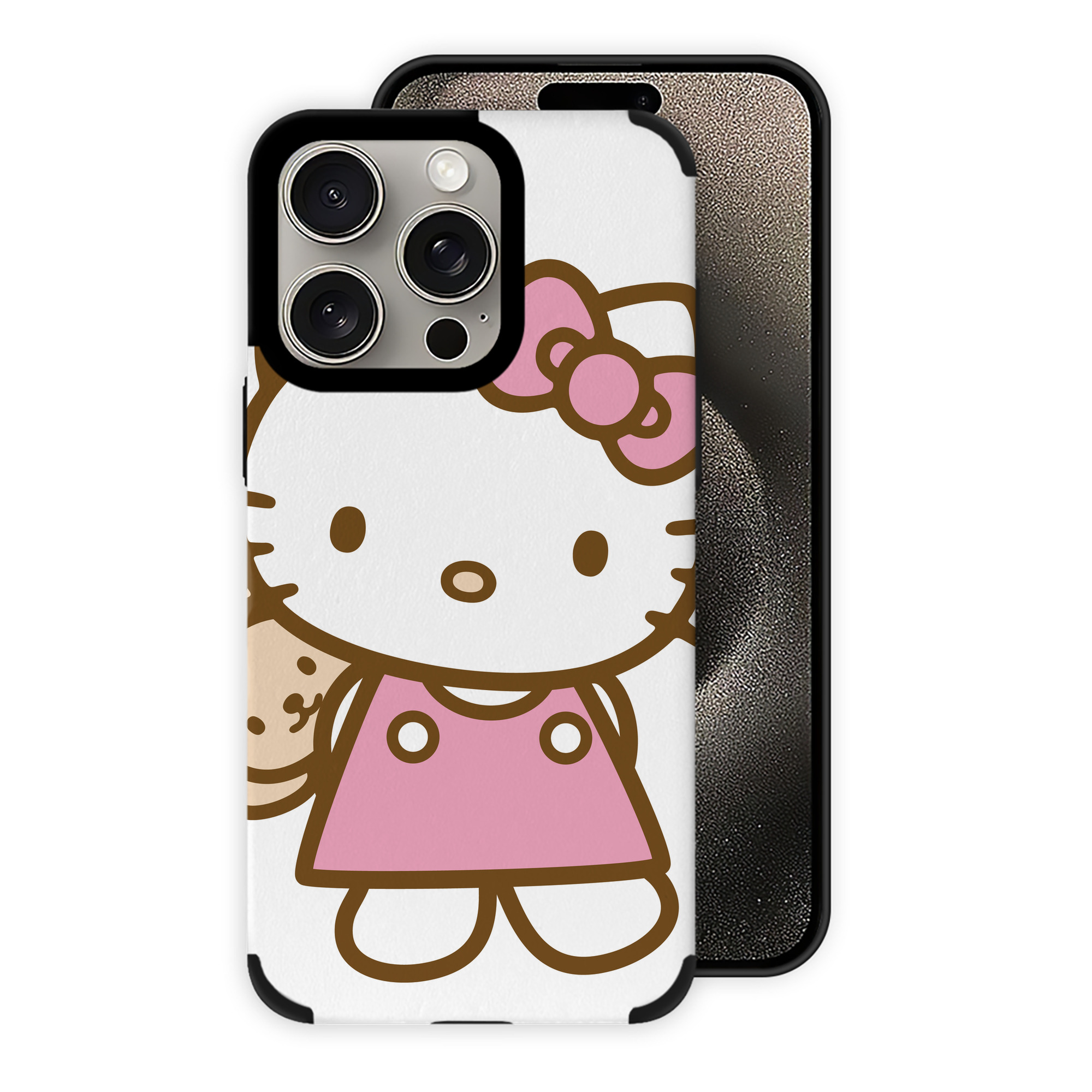 （画像用） Hello Kitty ハローキティ 【iPhone15ProMax対応】 PUレザー スマホケース 耐衝撃＆黄変防止