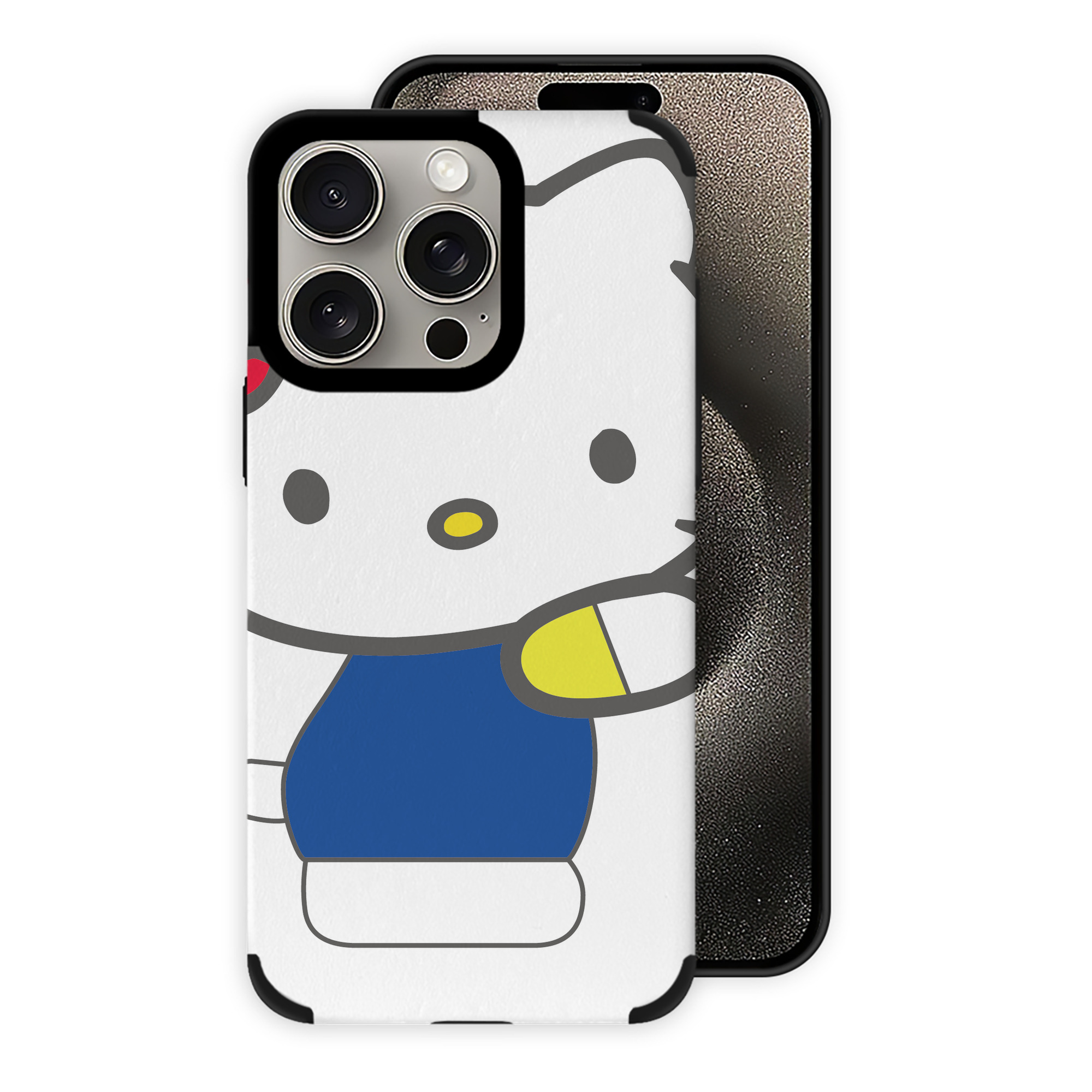 （画像用） Hello Kitty ハローキティ 【iPhone15ProMax対応】 PUレザー スマホケース 耐衝撃＆黄変防止