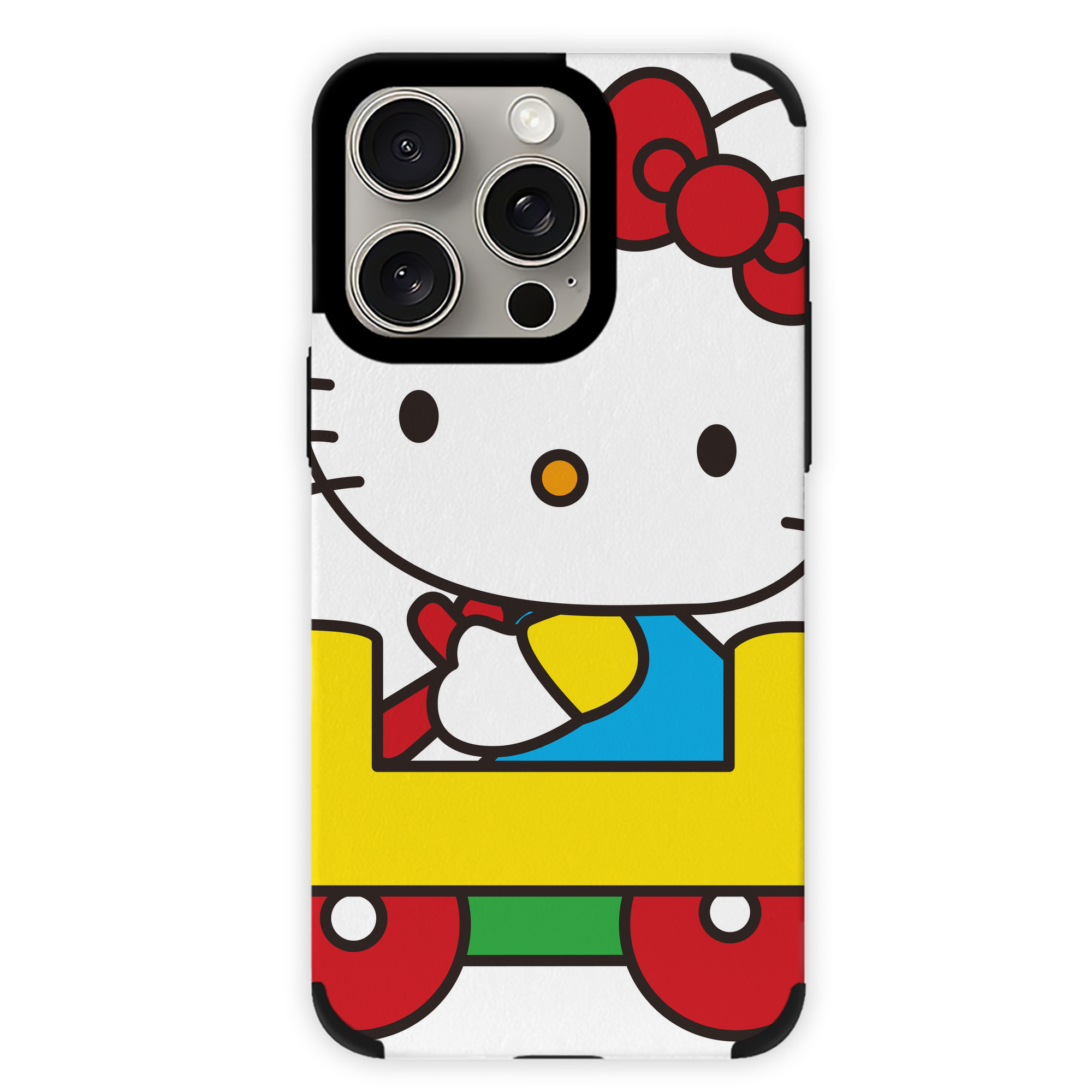 （画像用） Hello Kitty ハローキティ 【iPhone15ProMax対応】 PUレザー スマホケース 耐衝撃＆黄変防止