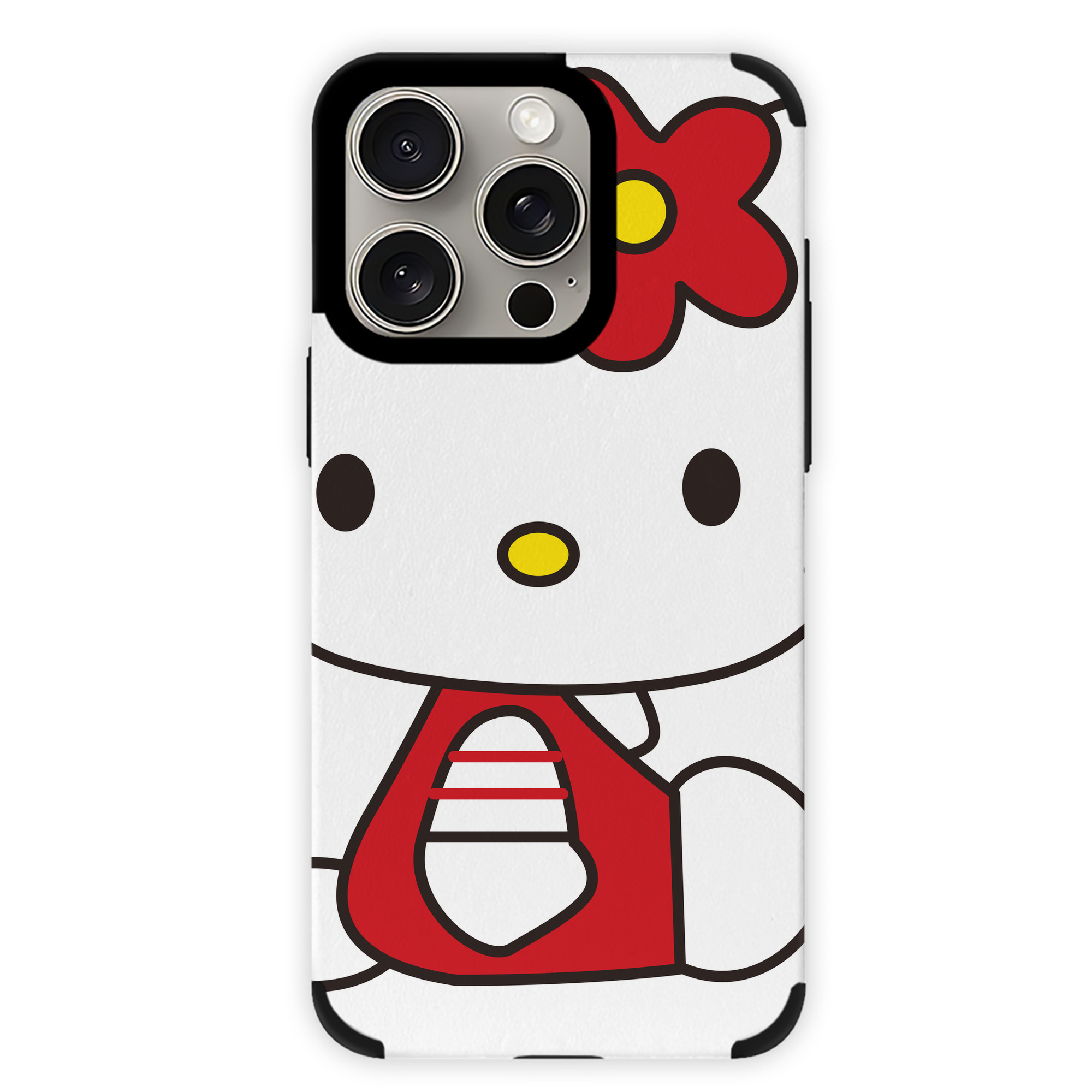 （画像用） Hello Kitty ハローキティ 【iPhone15ProMax対応】 PUレザー スマホケース 耐衝撃＆黄変防止