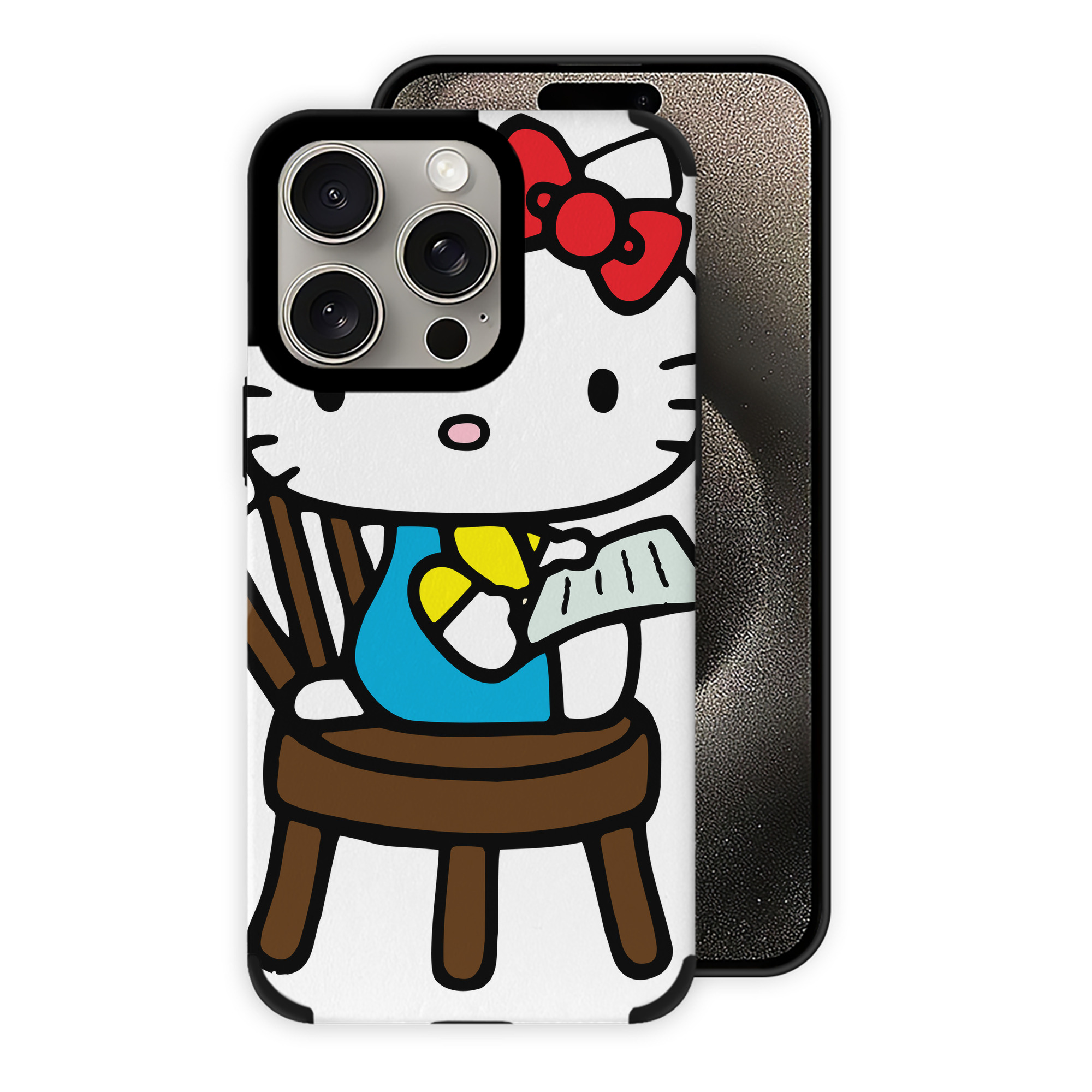 （画像用） Hello Kitty ハローキティ 【iPhone15ProMax対応】 PUレザー スマホケース 耐衝撃＆黄変防止