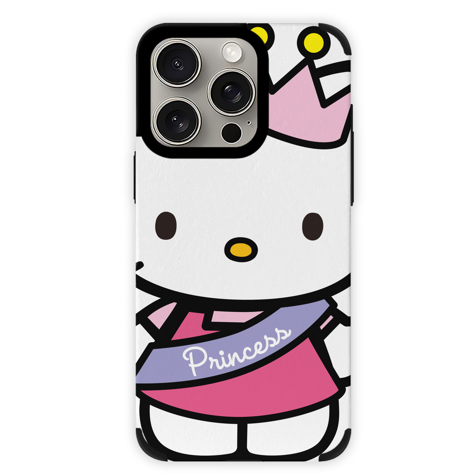 （画像用） Hello Kitty ハローキティ 【iPhone15ProMax対応】 PUレザー スマホケース 耐衝撃＆黄変防止