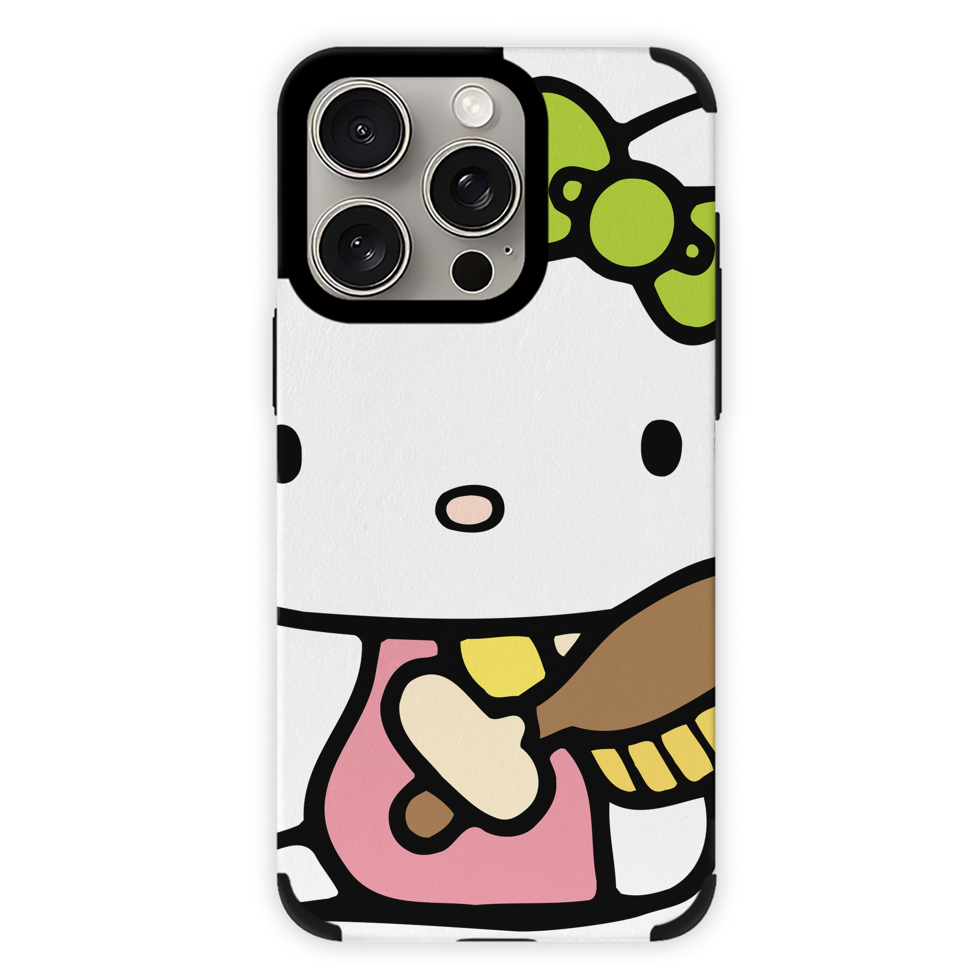 （画像用） Hello Kitty ハローキティ 【iPhone15ProMax対応】 PUレザー スマホケース 耐衝撃＆黄変防止