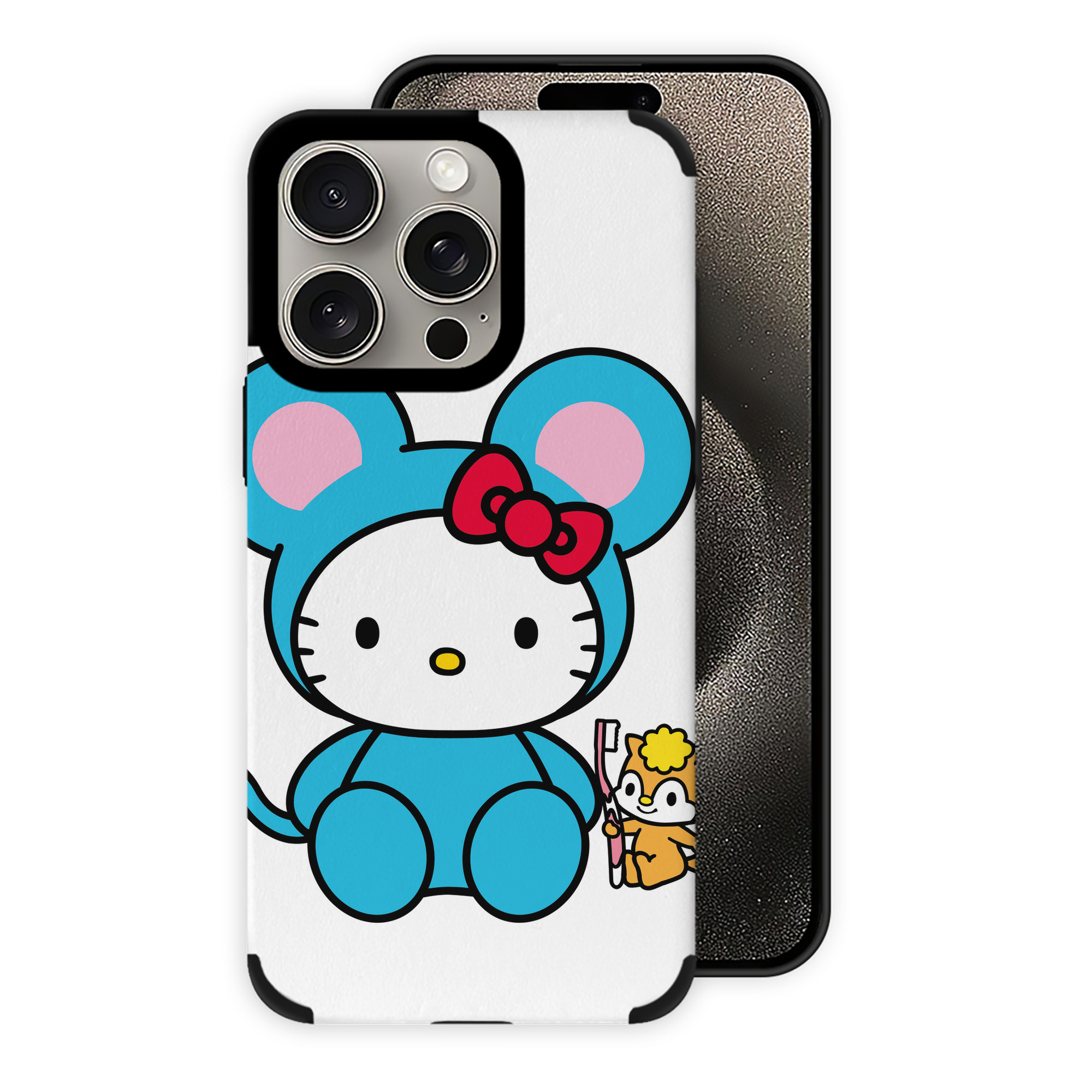 （画像用） Hello Kitty ハローキティ 【iPhone15ProMax対応】 PUレザー スマホケース 耐衝撃＆黄変防止