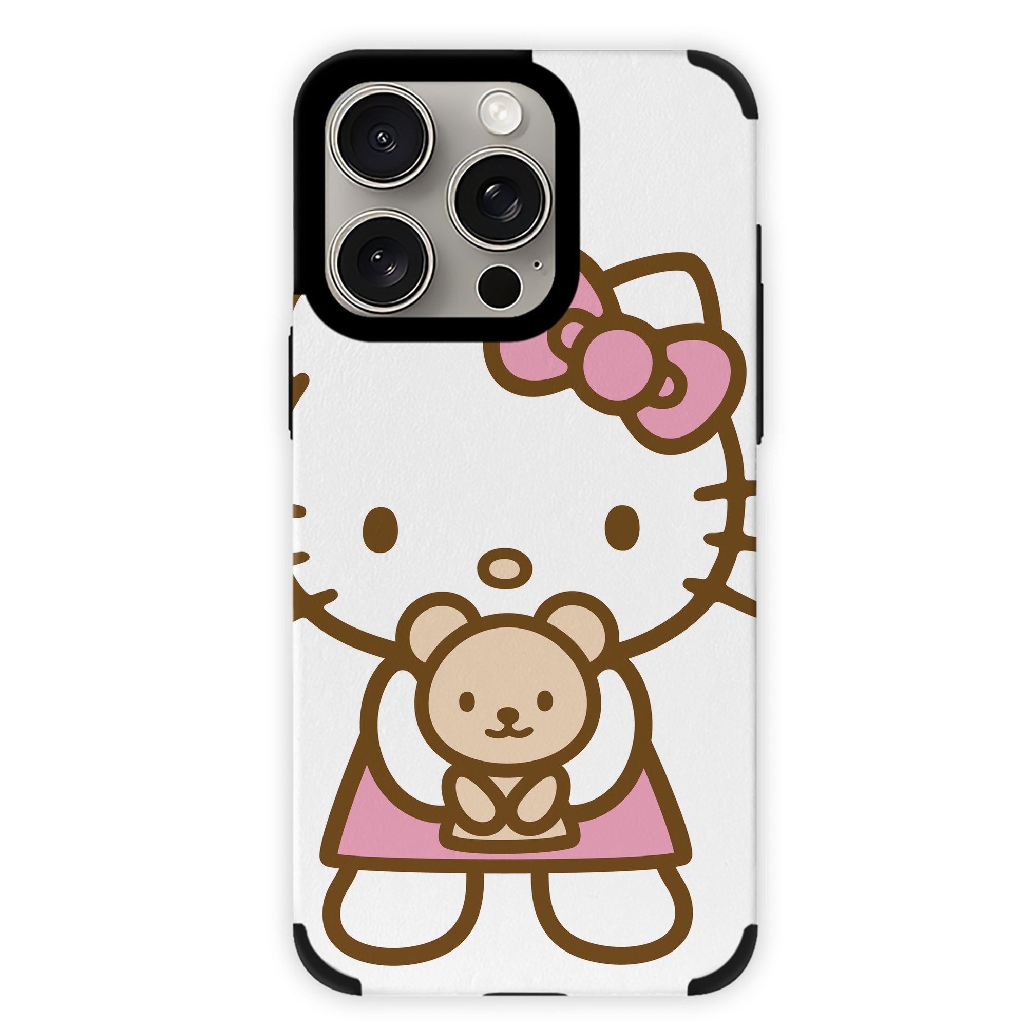 （画像用） Hello Kitty ハローキティ 【iPhone15ProMax対応】 PUレザー スマホケース 耐衝撃＆黄変防止