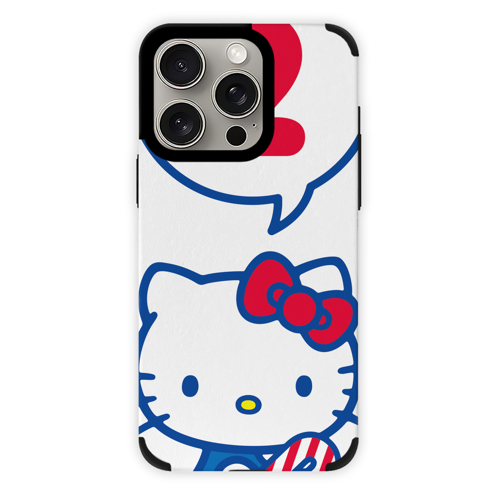 （画像用） Hello Kitty ハローキティ 【iPhone15ProMax対応】 PUレザー スマホケース 耐衝撃＆黄変防止
