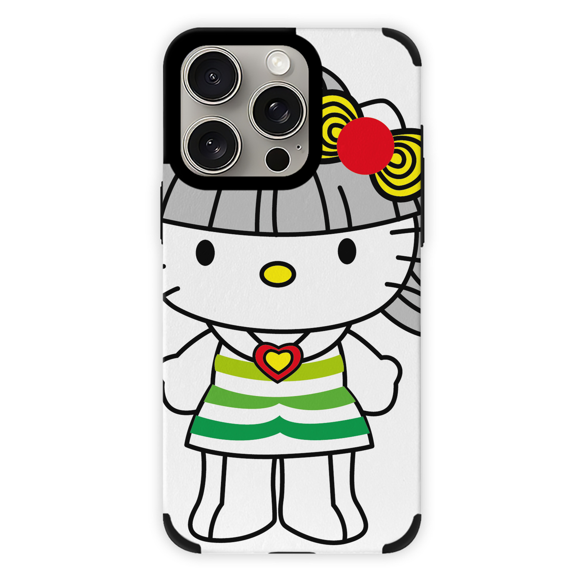 （画像用） Hello Kitty ハローキティ 【iPhone15ProMax対応】 PUレザー スマホケース 耐衝撃＆黄変防止