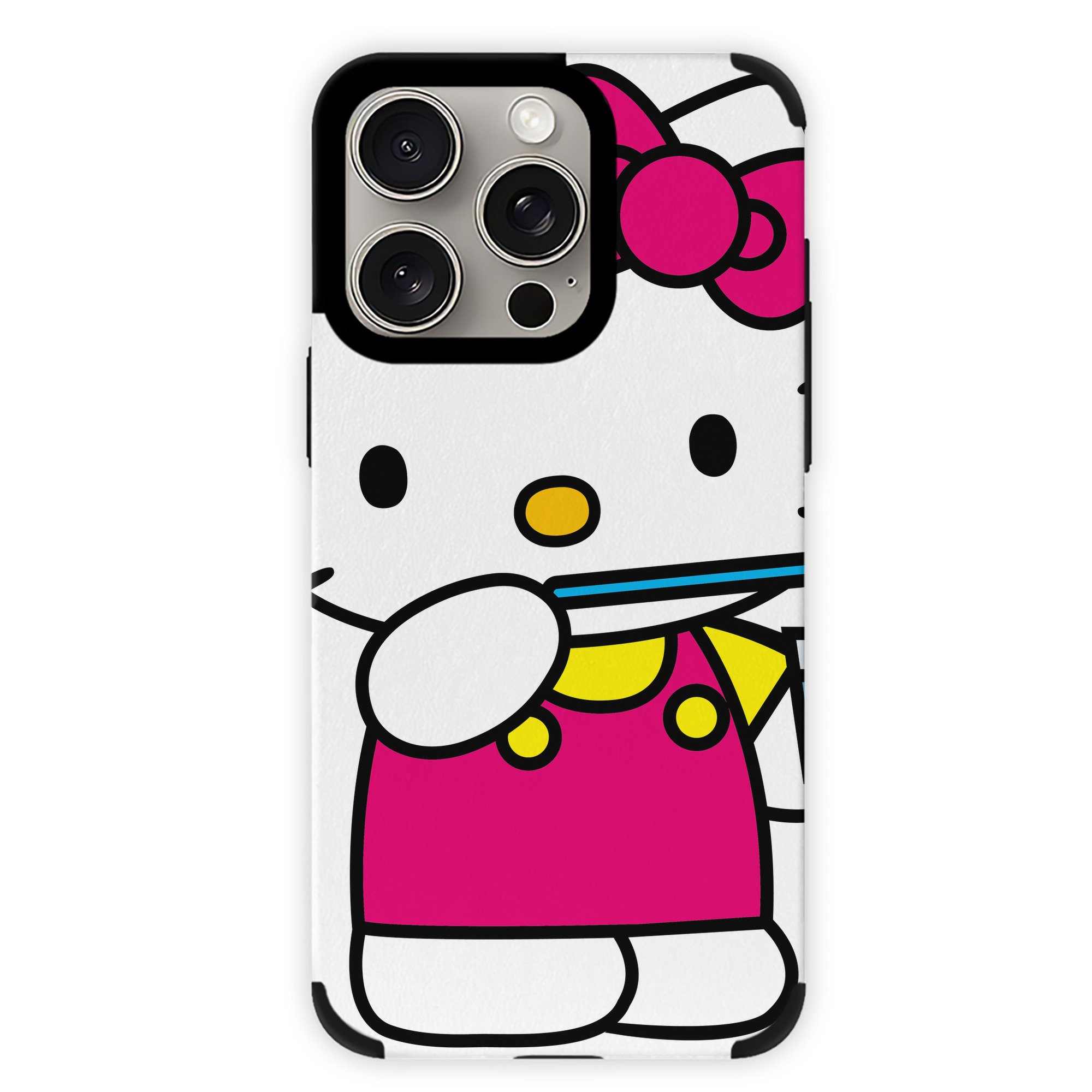 （画像用） Hello Kitty ハローキティ 【iPhone15ProMax対応】 PUレザー スマホケース 耐衝撃＆黄変防止