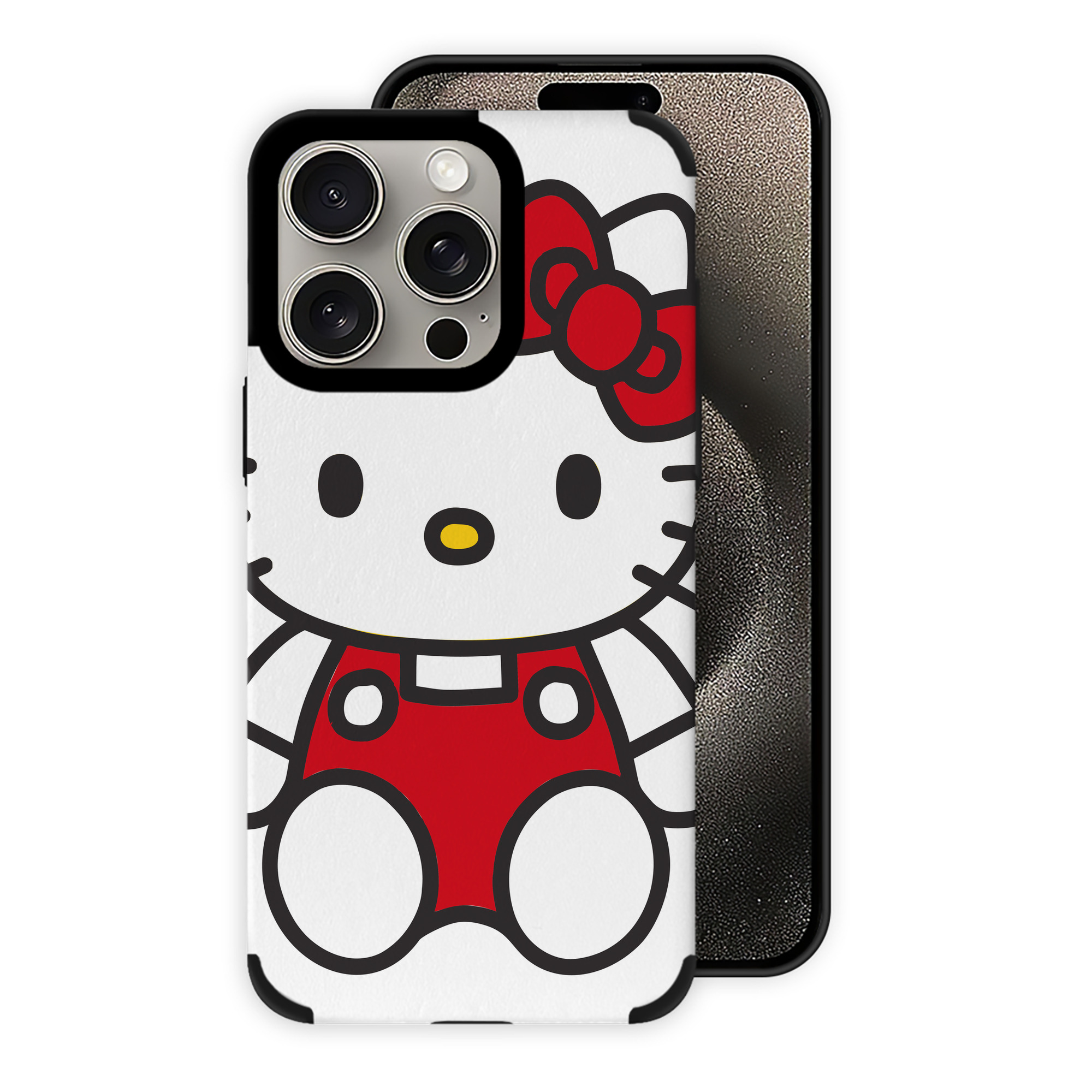（画像用） Hello Kitty ハローキティ 【iPhone15ProMax対応】 PUレザー スマホケース 耐衝撃＆黄変防止
