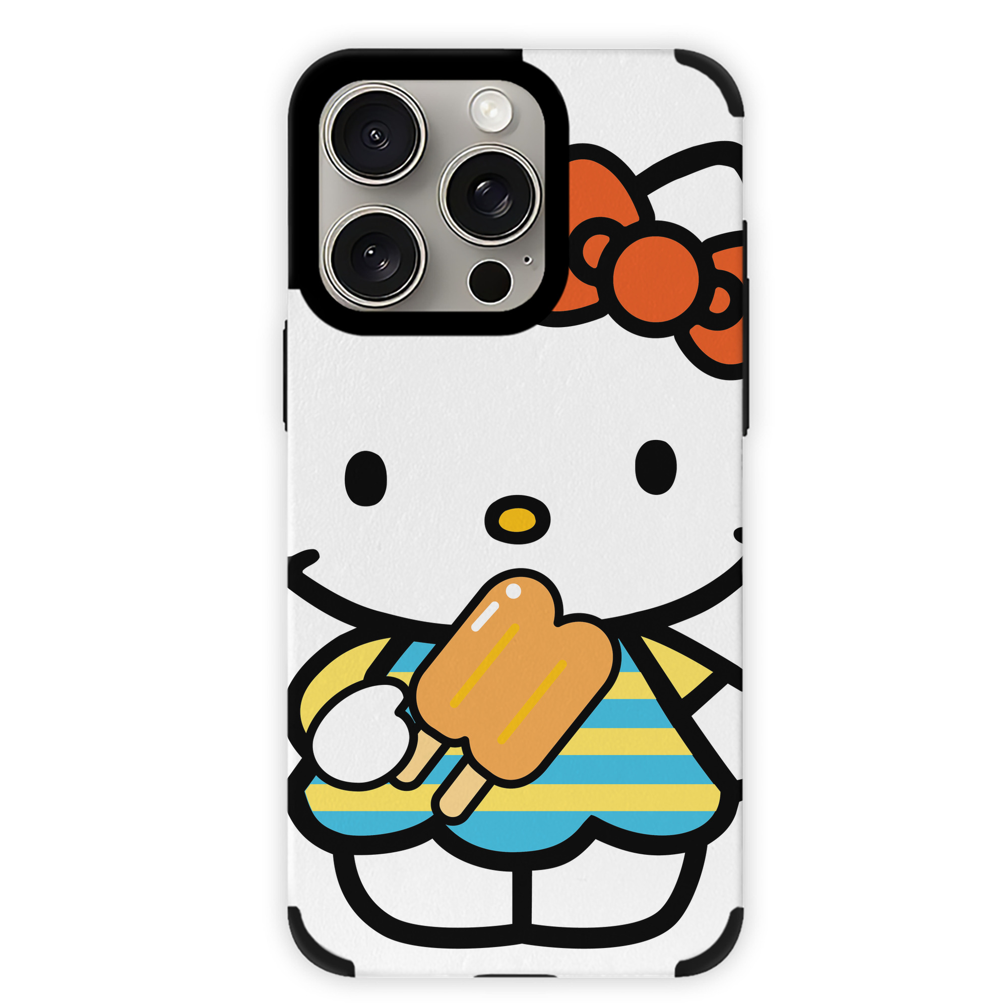 （画像用） Hello Kitty ハローキティ 【iPhone15ProMax対応】 PUレザー スマホケース 耐衝撃＆黄変防止