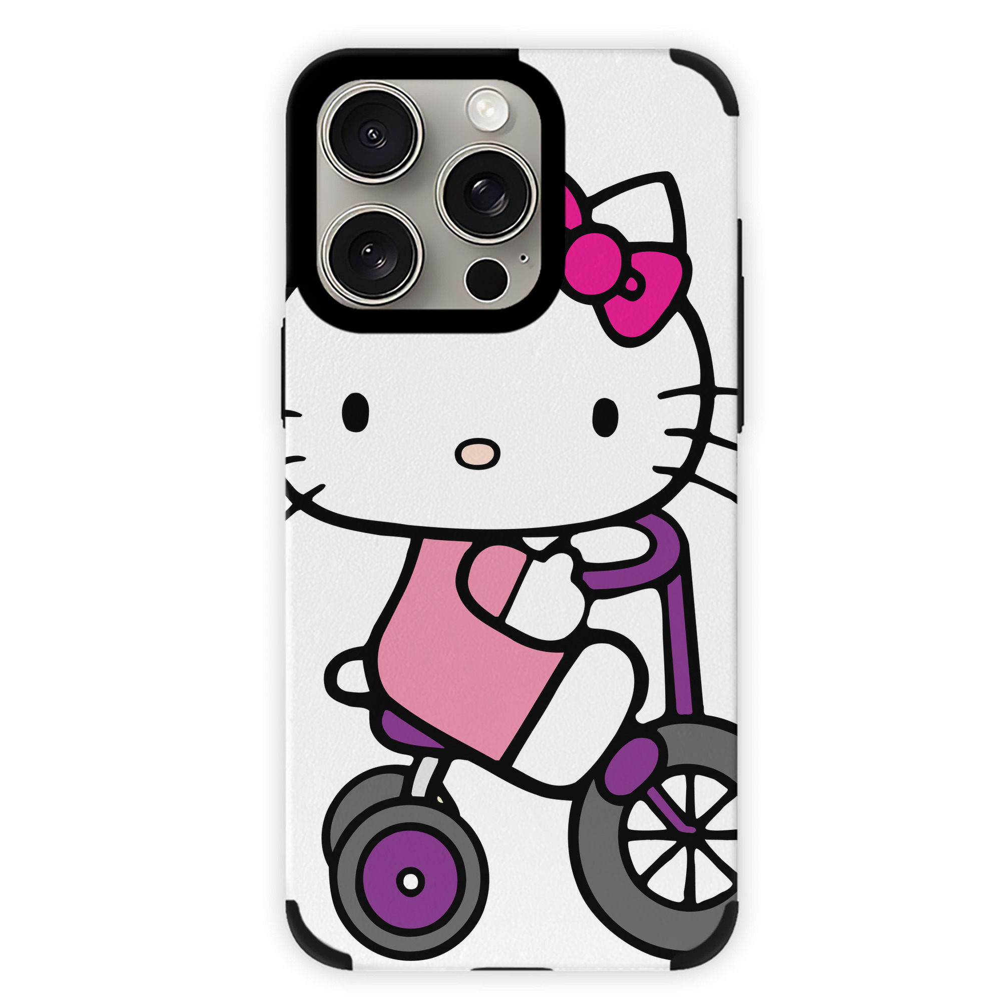 （画像用） Hello Kitty ハローキティ 【iPhone15ProMax対応】 PUレザー スマホケース 耐衝撃＆黄変防止