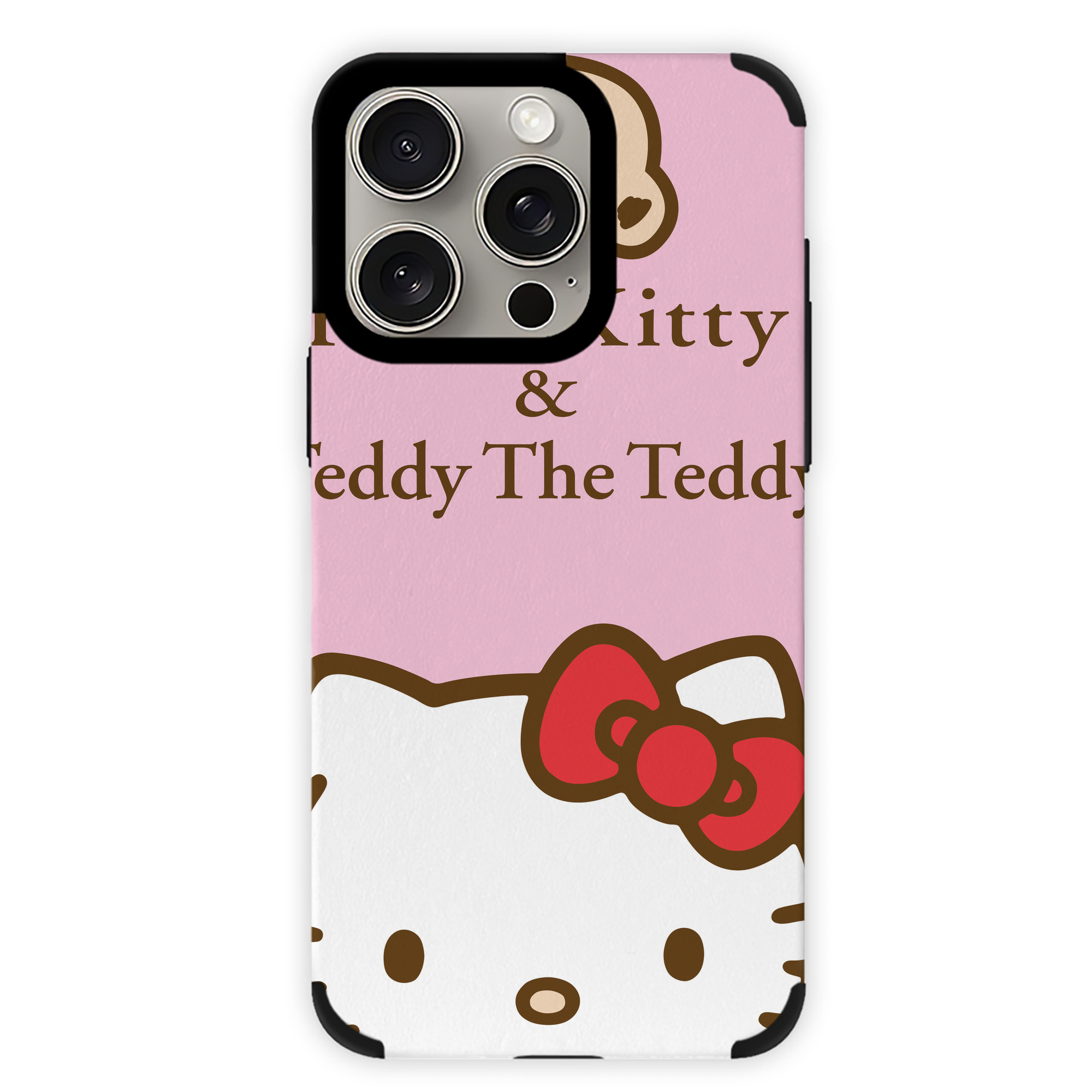 （画像用） Hello Kitty ハローキティ 【iPhone15ProMax対応】 PUレザー スマホケース 耐衝撃＆黄変防止