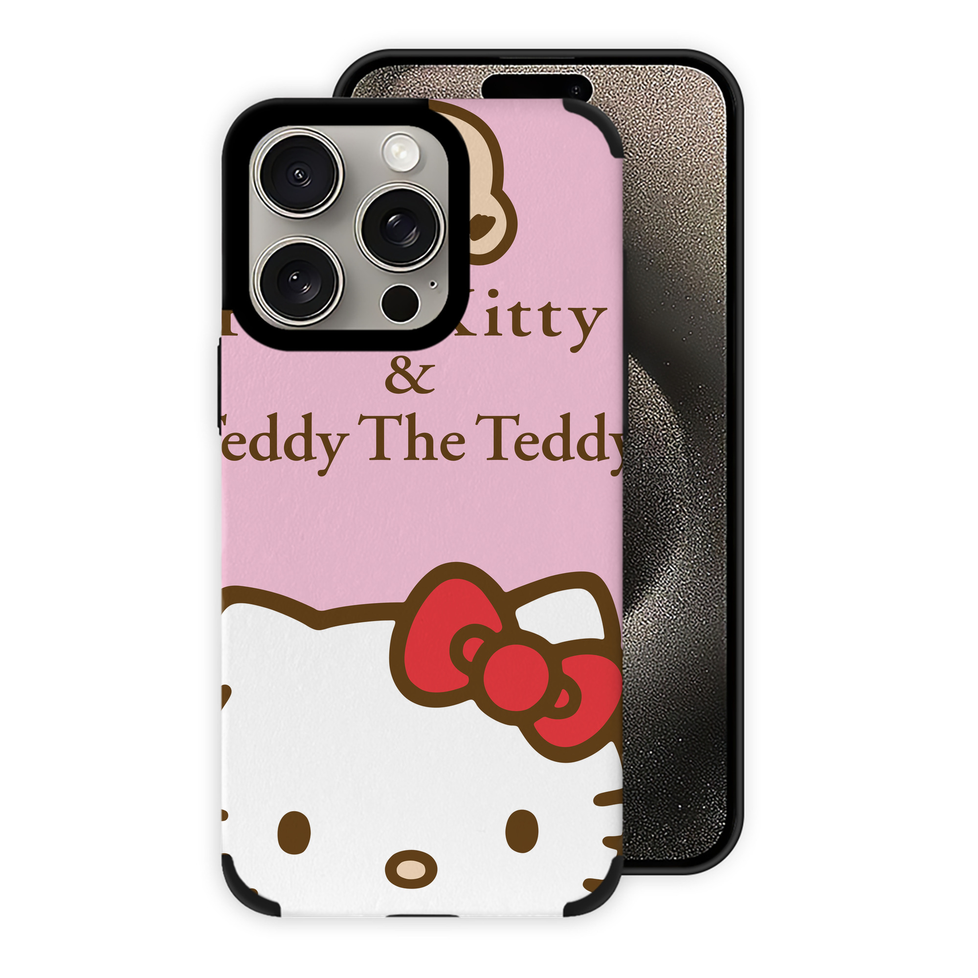 （画像用） Hello Kitty ハローキティ 【iPhone15ProMax対応】 PUレザー スマホケース 耐衝撃＆黄変防止