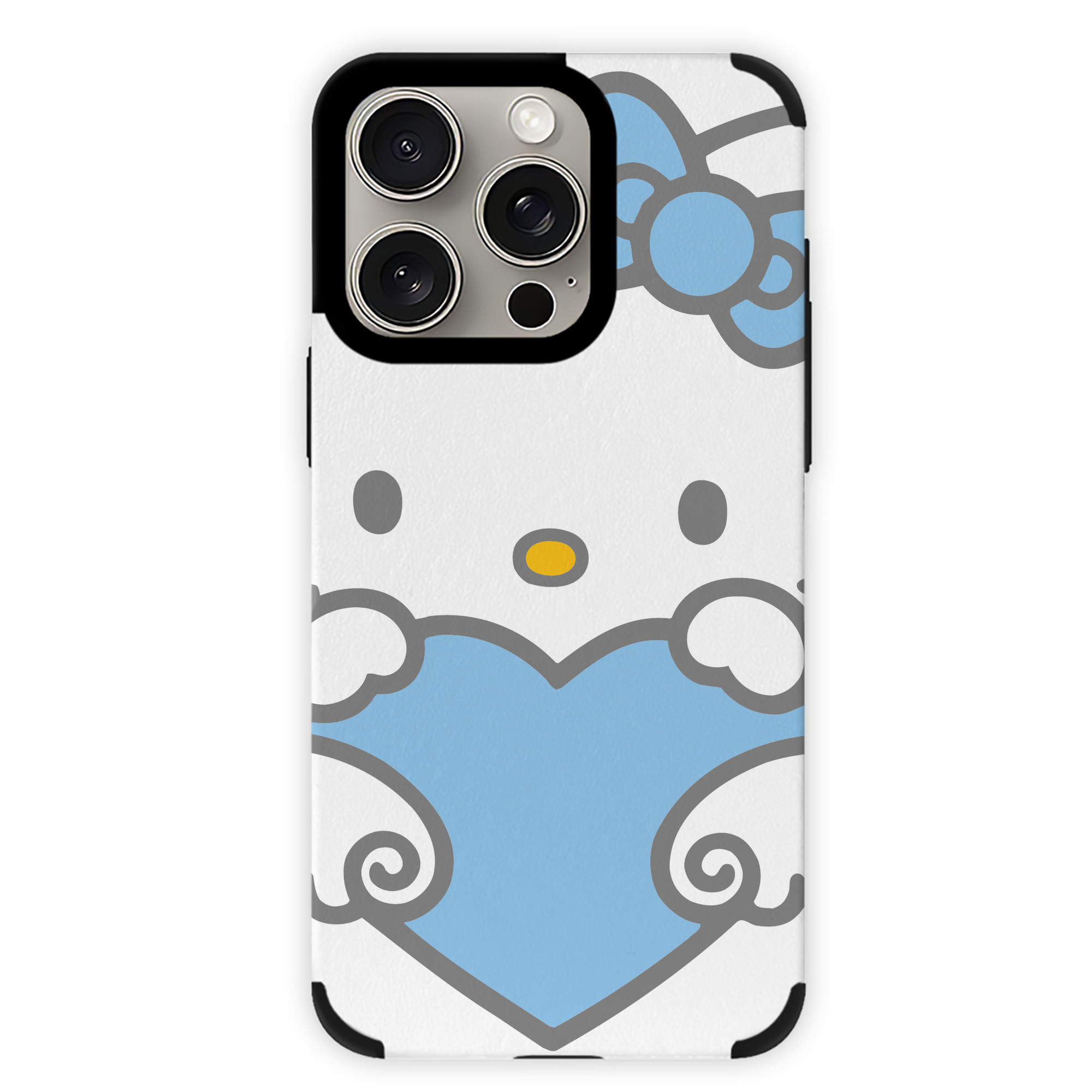 （画像用） Hello Kitty ハローキティ 【iPhone15ProMax対応】 PUレザー スマホケース 耐衝撃＆黄変防止