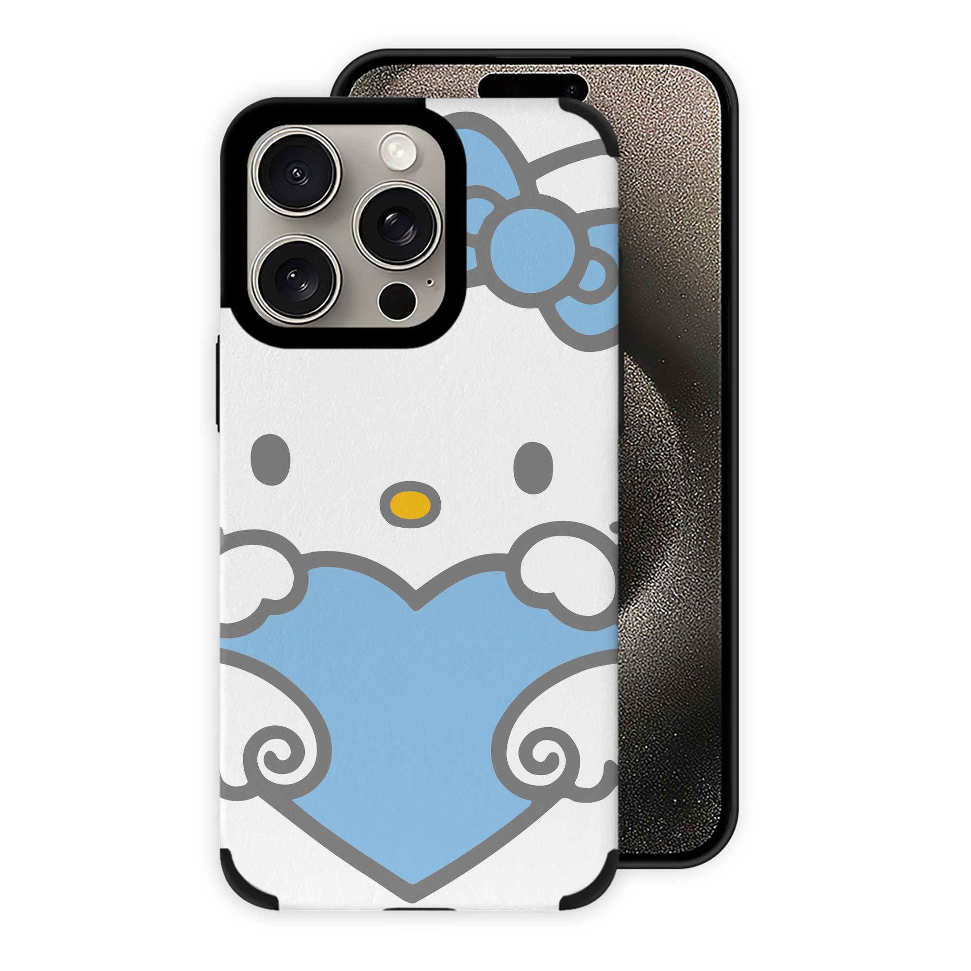 （画像用） Hello Kitty ハローキティ 【iPhone15ProMax対応】 PUレザー スマホケース 耐衝撃＆黄変防止