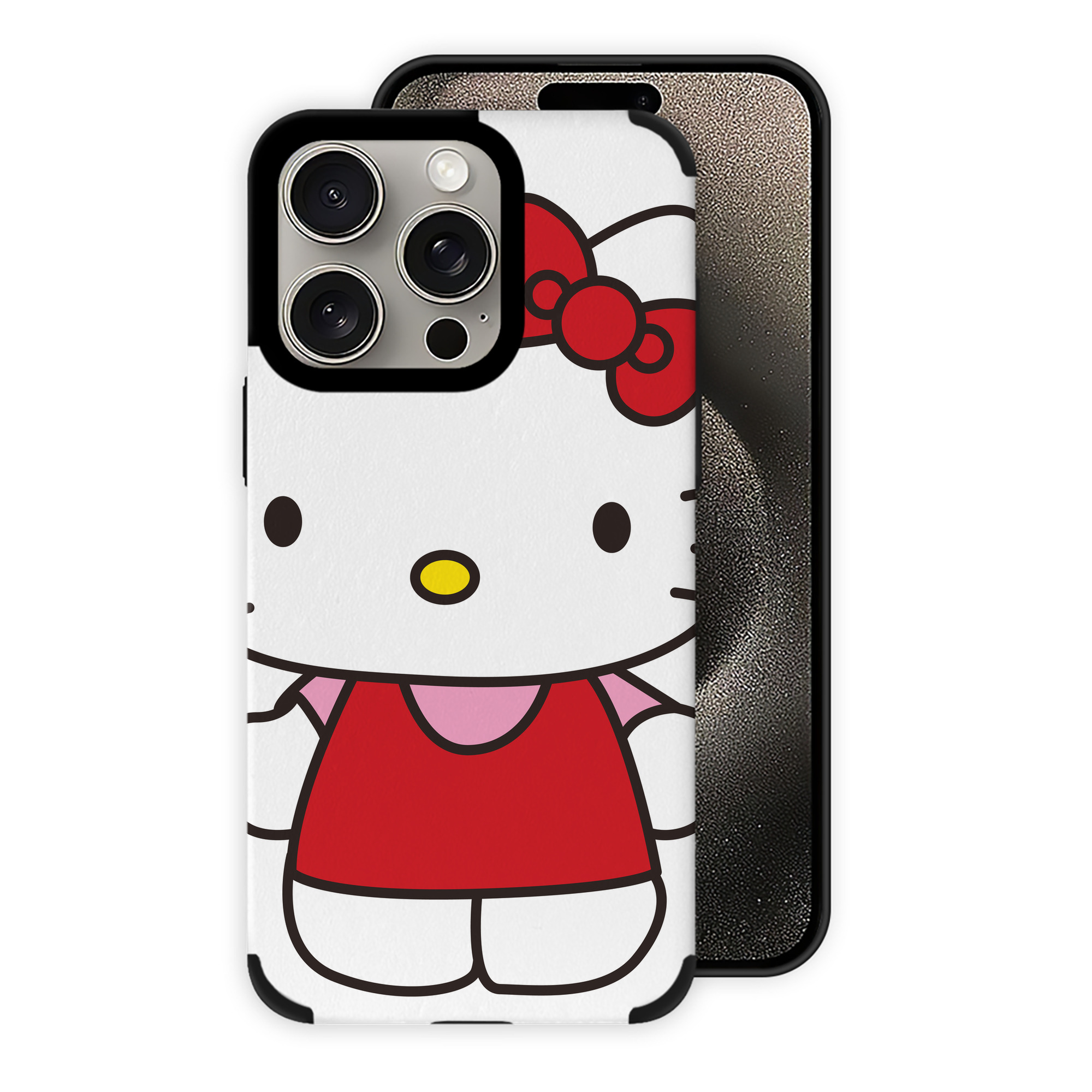 （画像用） Hello Kitty ハローキティ 【iPhone15ProMax対応】 PUレザー スマホケース 耐衝撃＆黄変防止