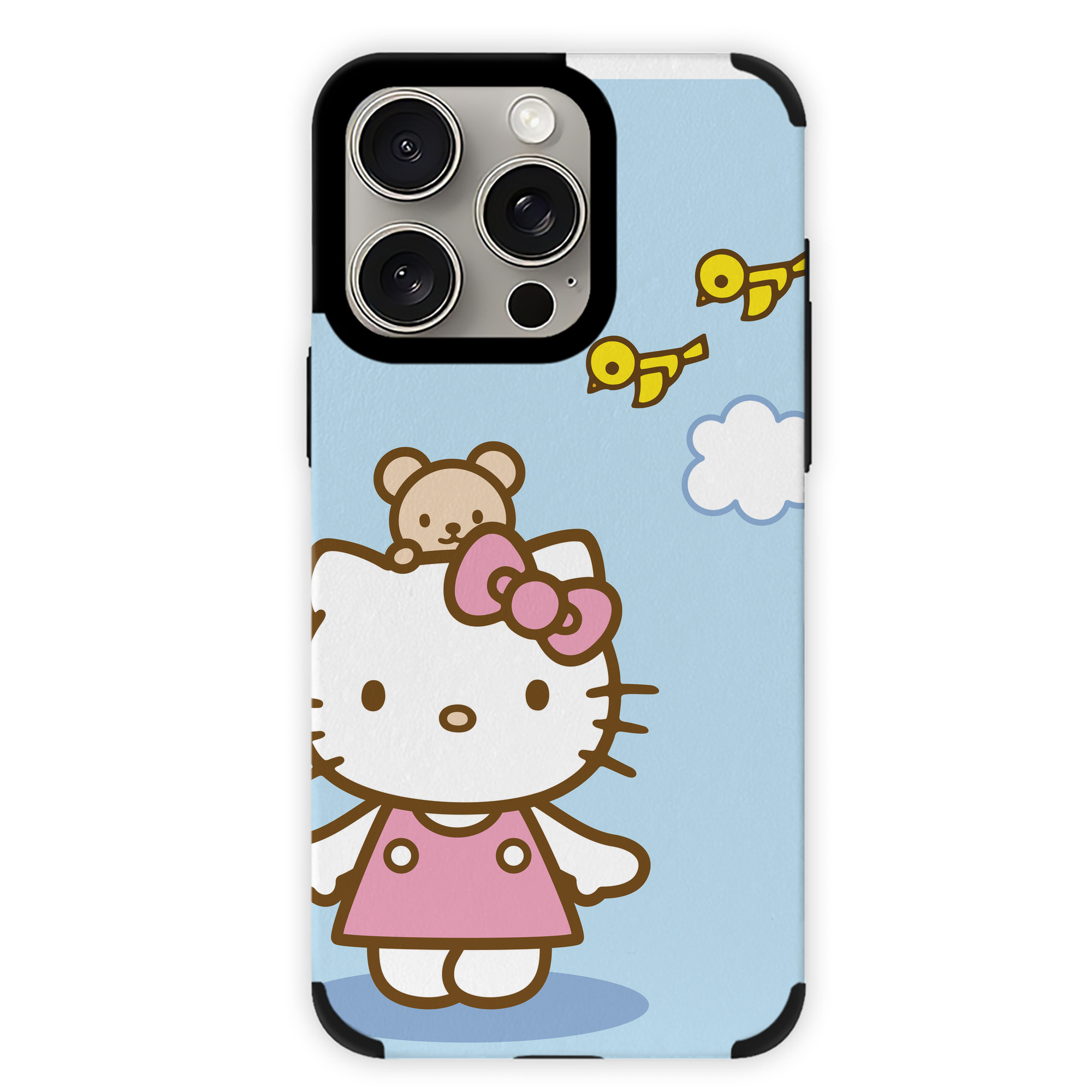 （画像用） Hello Kitty ハローキティ 【iPhone15ProMax対応】 PUレザー スマホケース 耐衝撃＆黄変防止