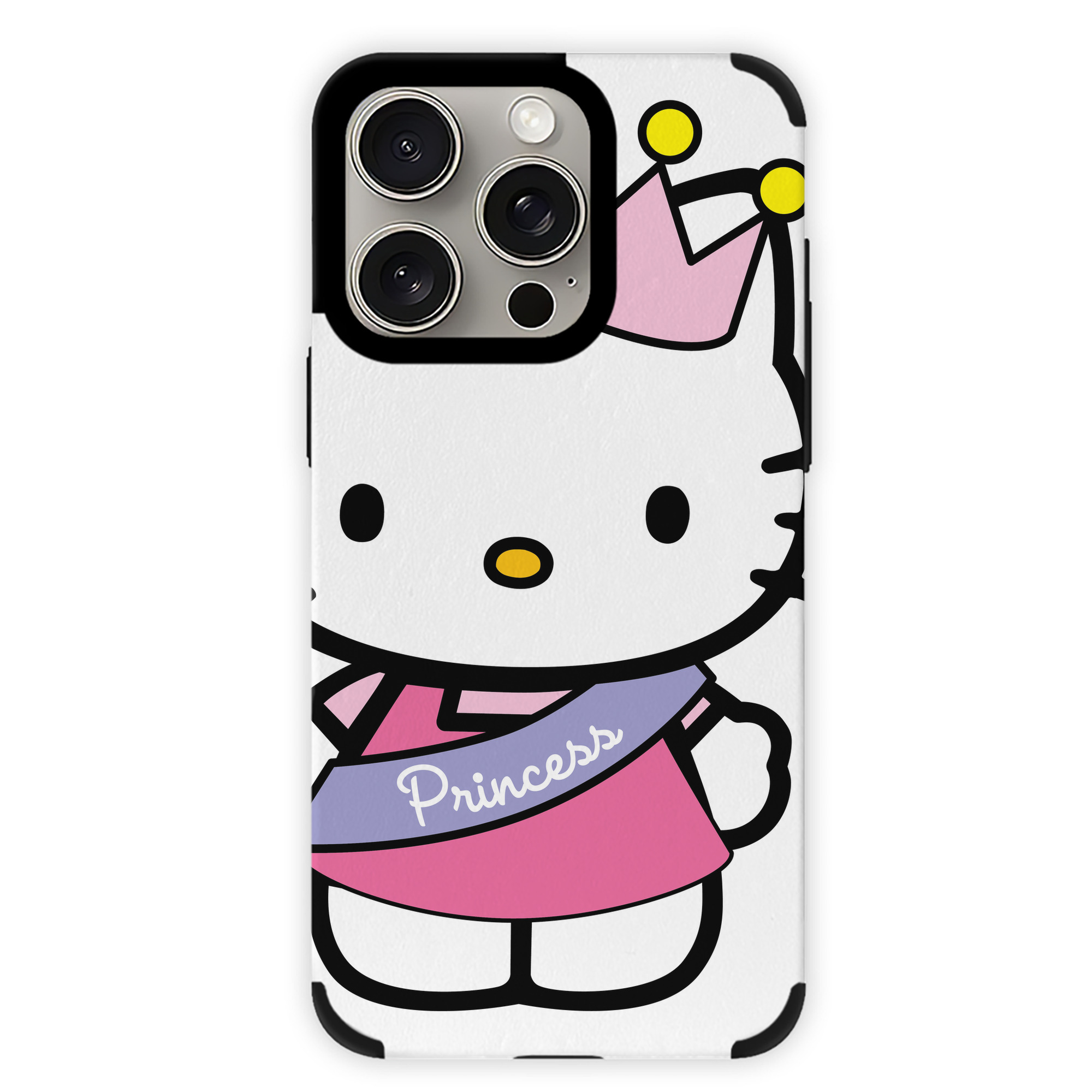 （画像用） Hello Kitty ハローキティ 【iPhone15ProMax対応】 PUレザー スマホケース 耐衝撃＆黄変防止