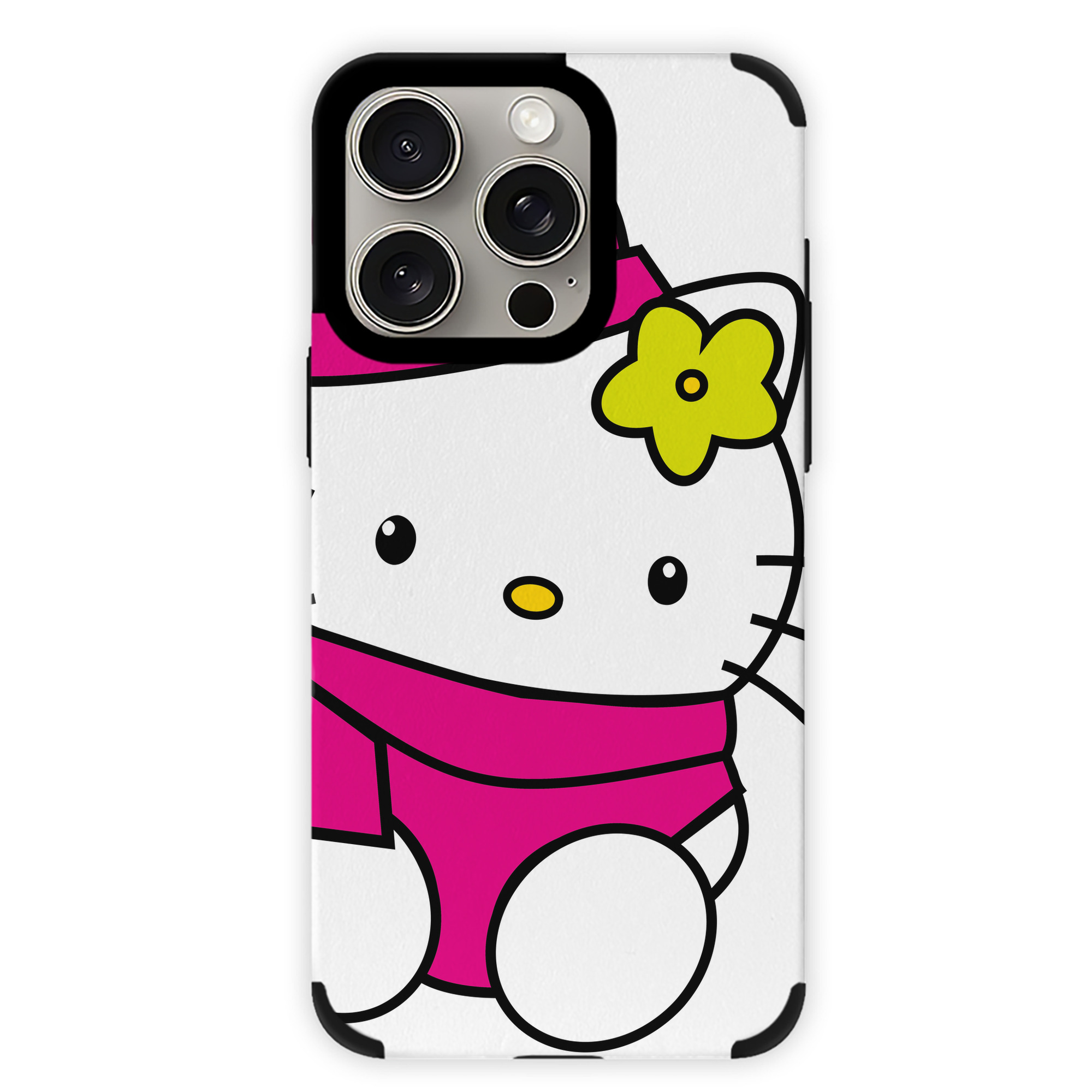 （画像用） Hello Kitty ハローキティ 【iPhone15ProMax対応】 PUレザー スマホケース 耐衝撃＆黄変防止