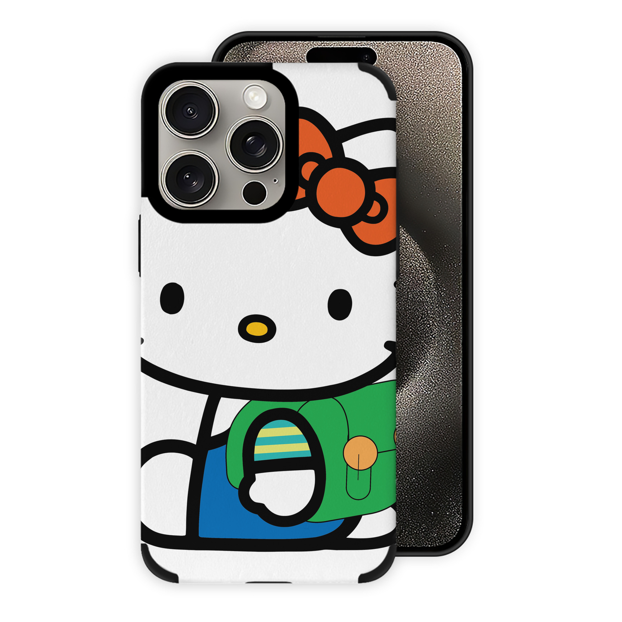 （画像用） Hello Kitty ハローキティ 【iPhone15ProMax対応】 PUレザー スマホケース 耐衝撃＆黄変防止