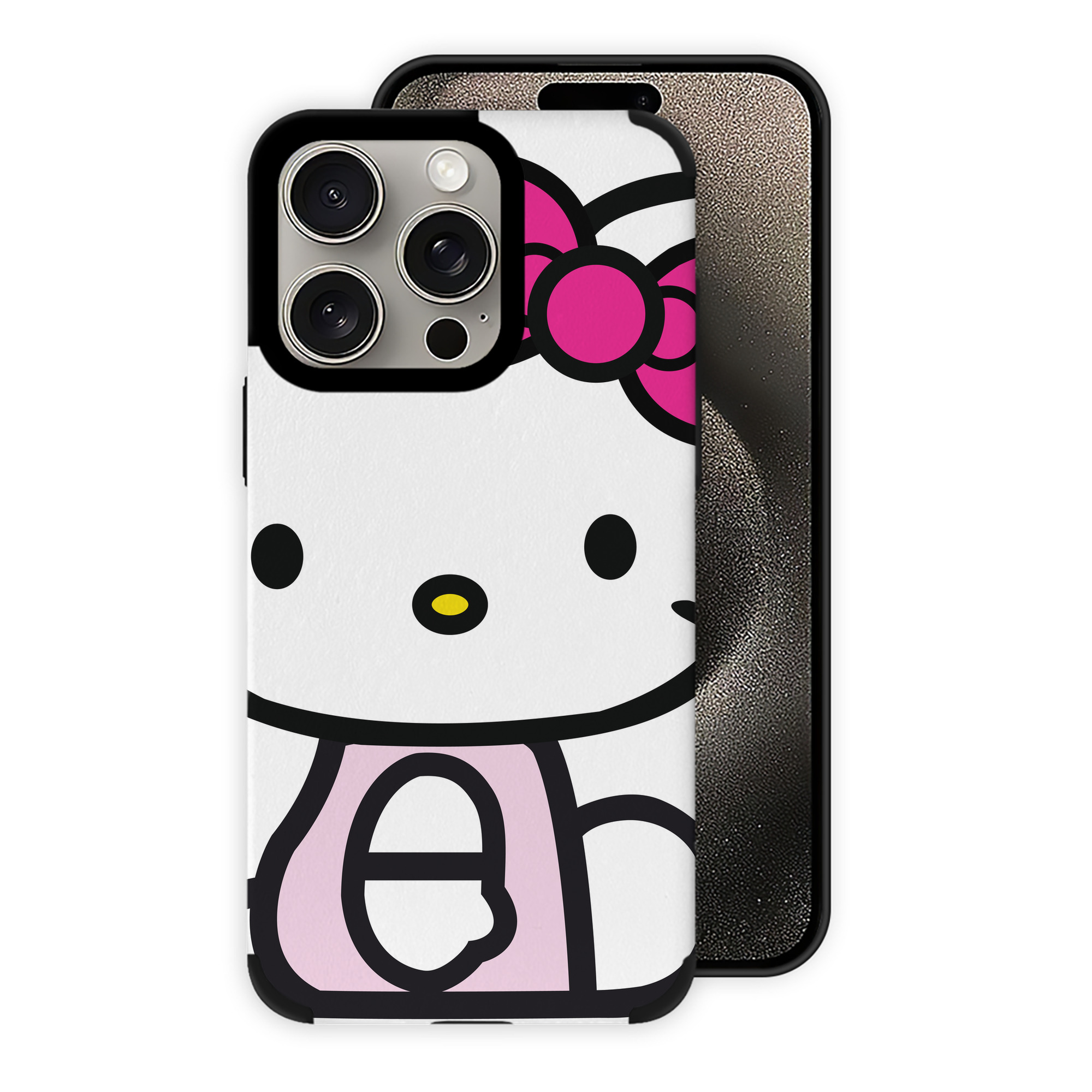 （画像用） Hello Kitty ハローキティ 【iPhone15ProMax対応】 PUレザー スマホケース 耐衝撃＆黄変防止