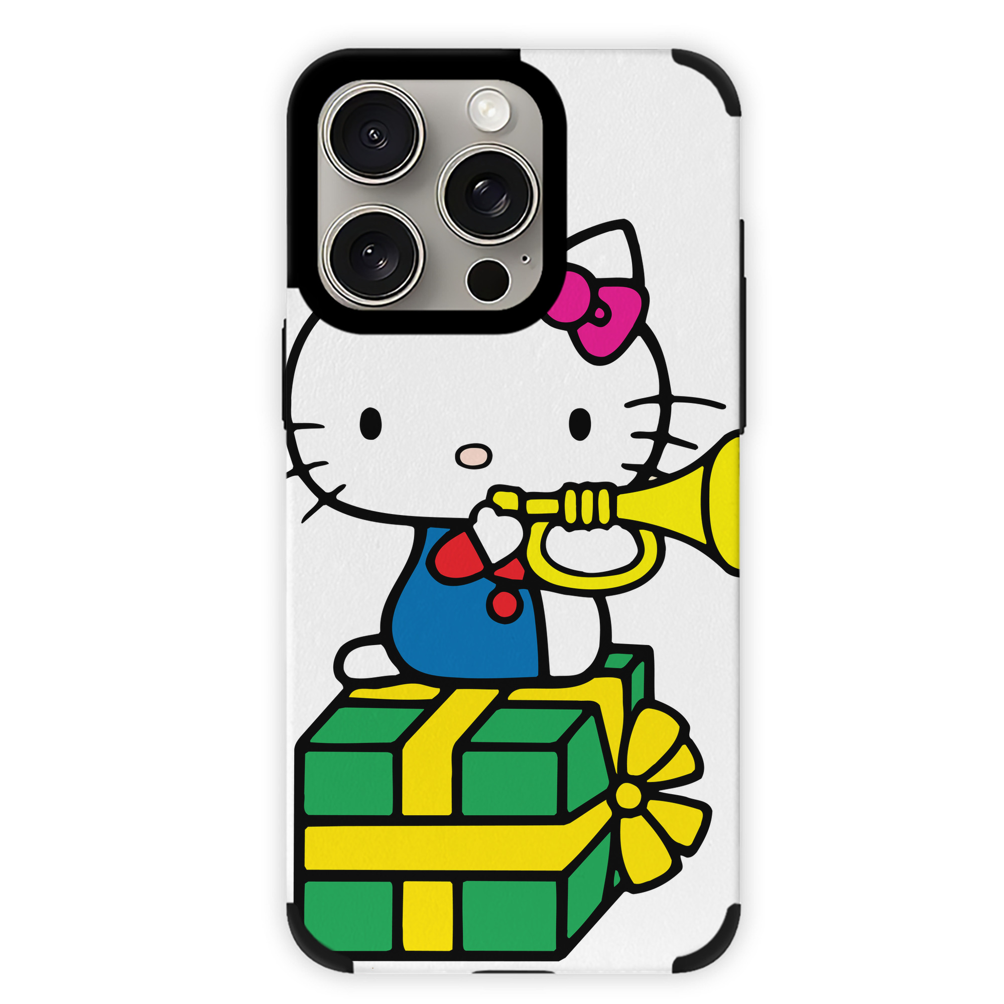 （画像用） Hello Kitty ハローキティ 【iPhone15ProMax対応】 PUレザー スマホケース 耐衝撃＆黄変防止